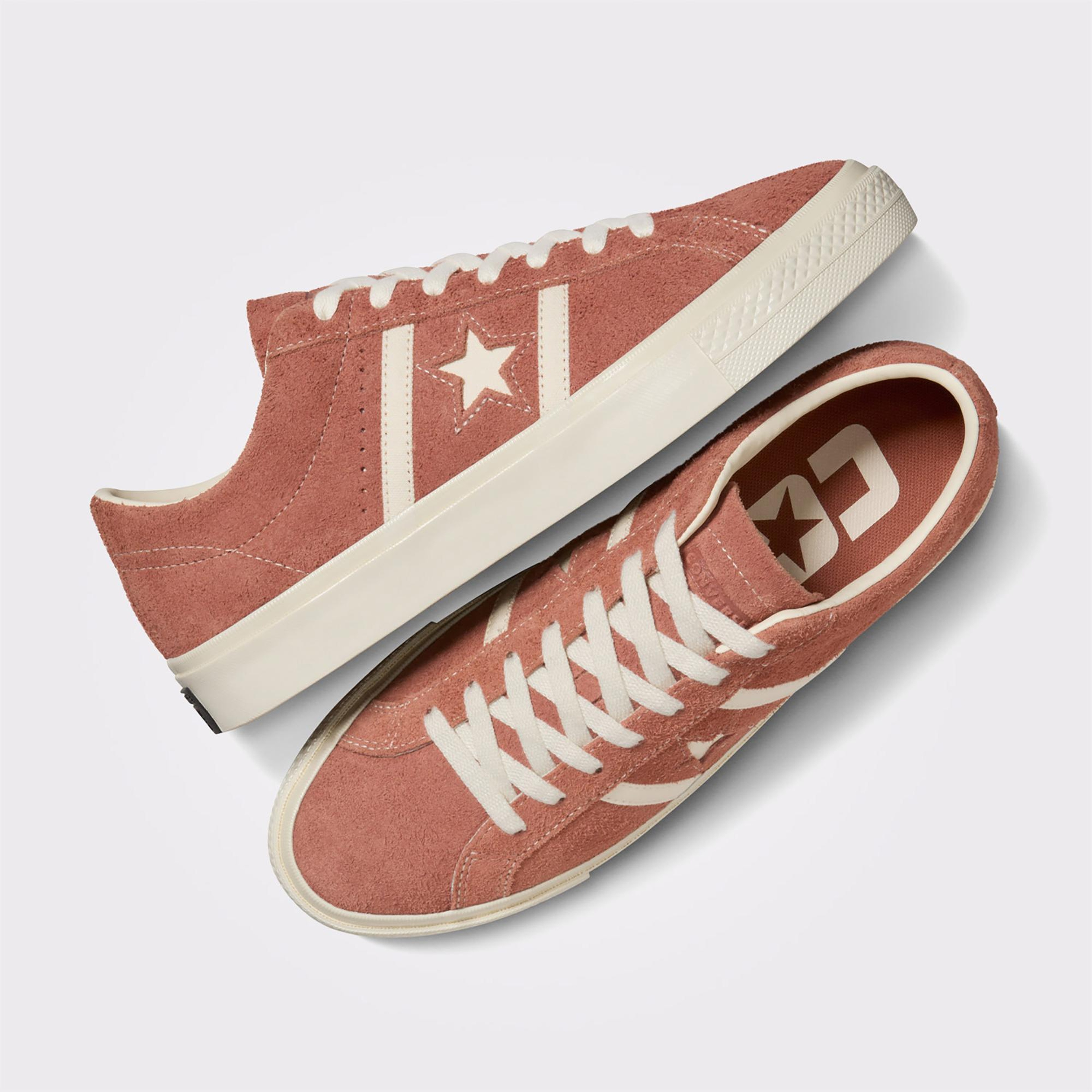 Converse One Star Academy Pro Unisex Kahverengi Süet Deri Sneaker