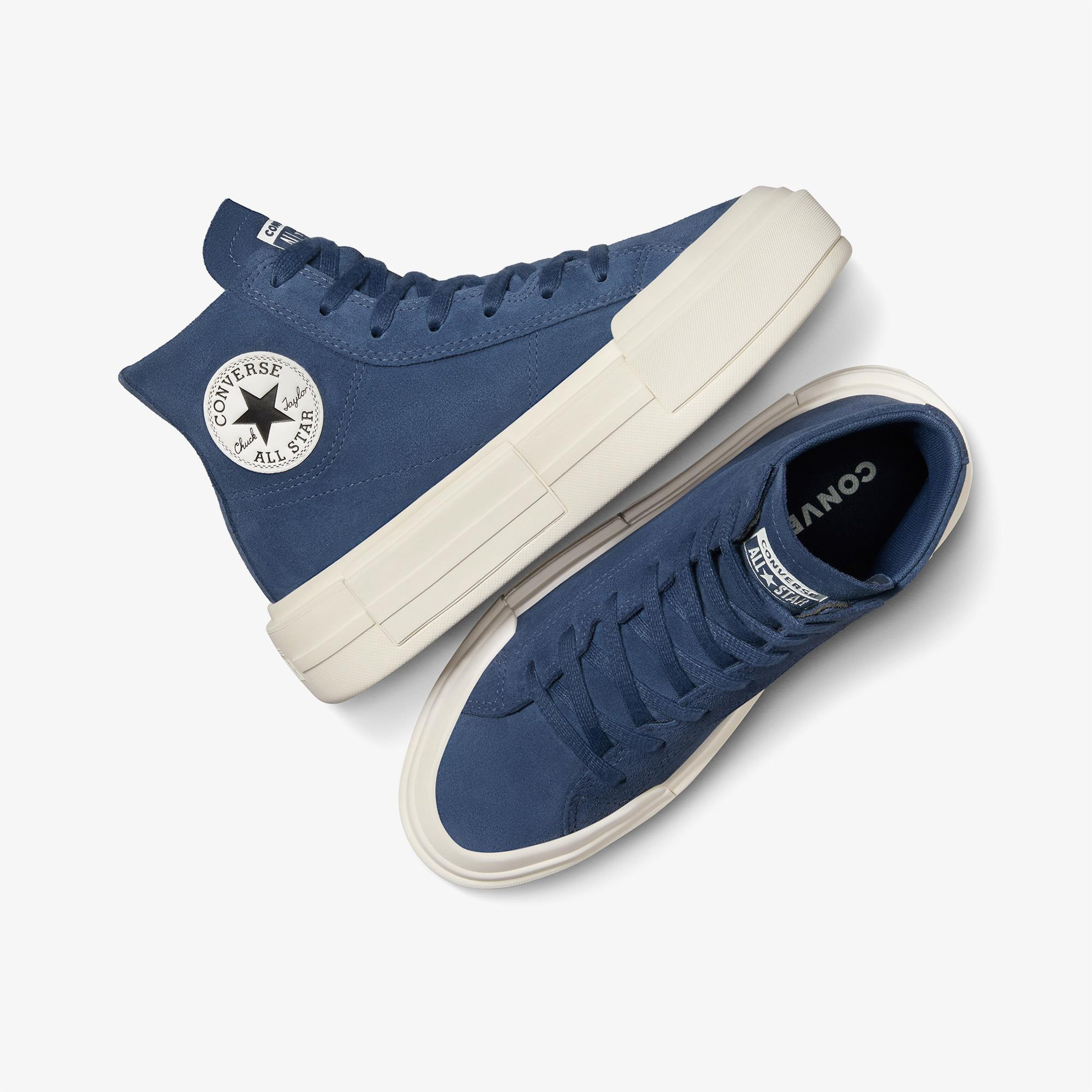 Converse Cruise Unisex Lacivert Süet Platform Sneaker