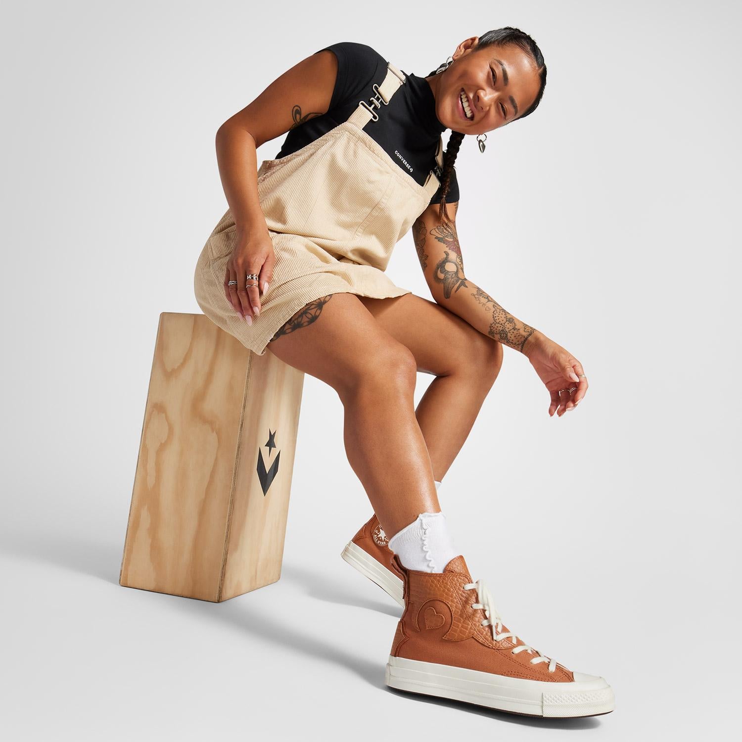 Converse Chuck 70 Kadın Turuncu Deri Sneaker