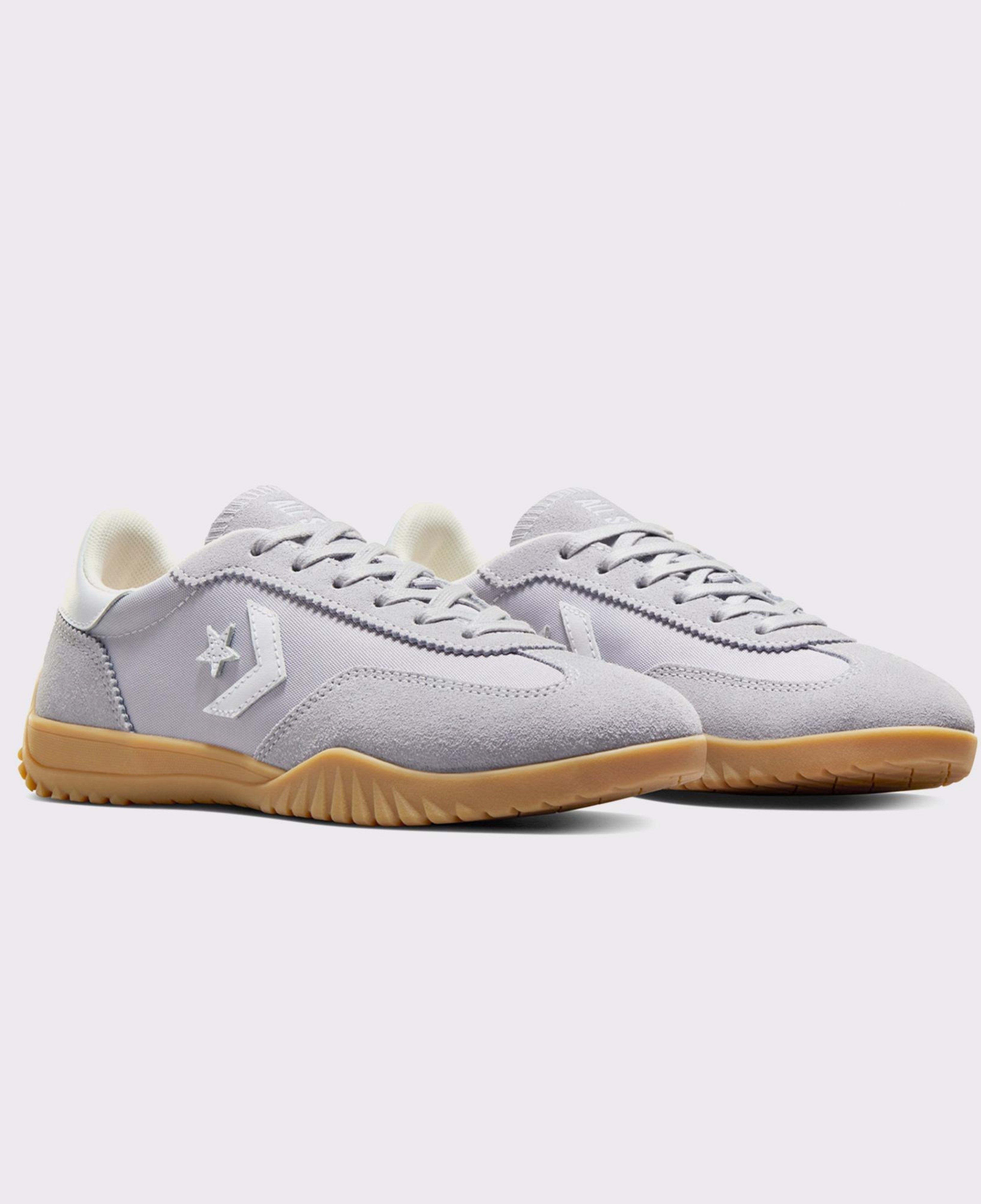 Converse Run Star Trainer Unisex Gri Süet Deri Sneaker