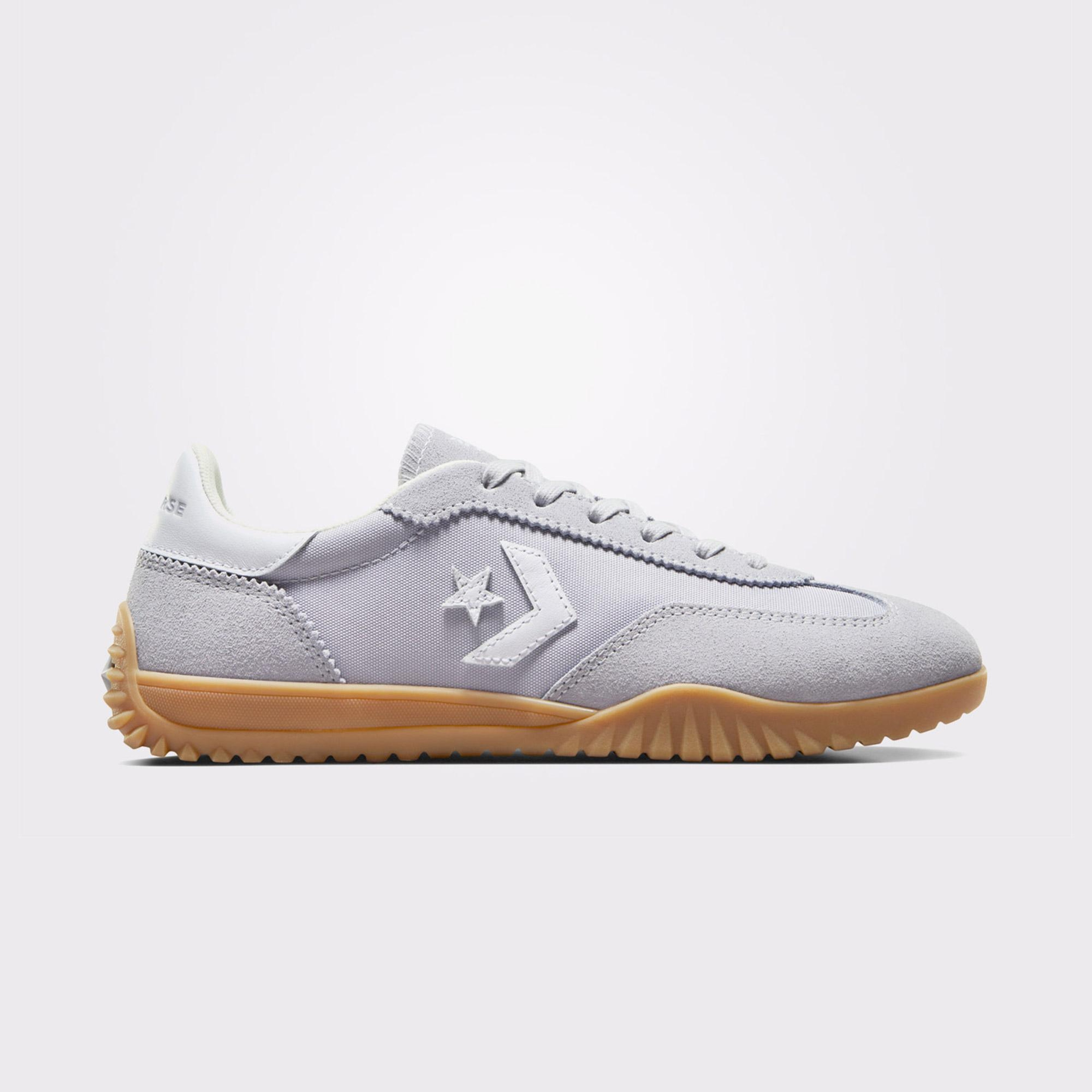 Converse Run Star Trainer Unisex Gri Süet Deri Sneaker