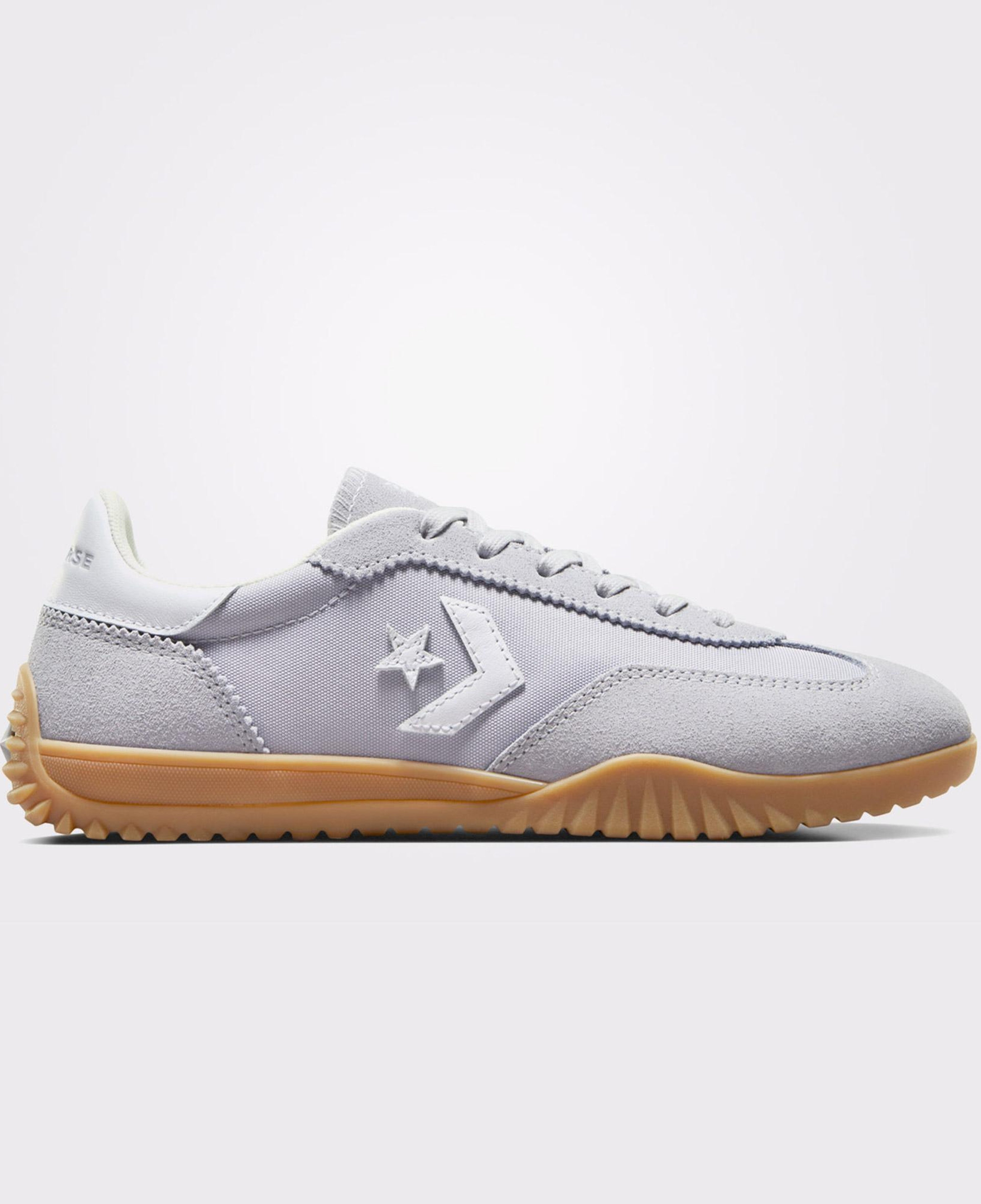 Converse Run Star Trainer Unisex Gri Süet Deri Sneaker