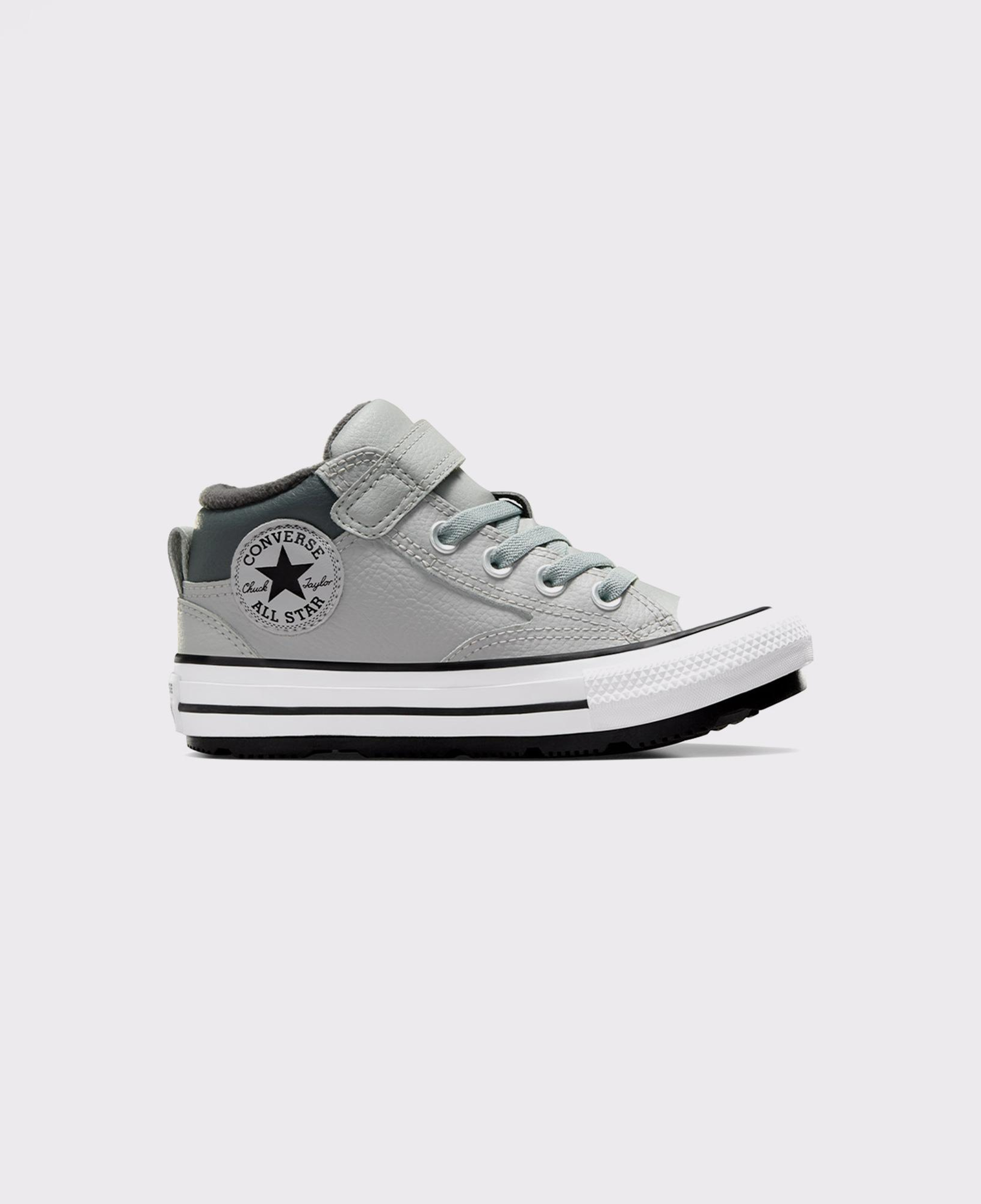Converse Chuck Taylor All Star Malden Street Çocuk Gri Deri Sneaker