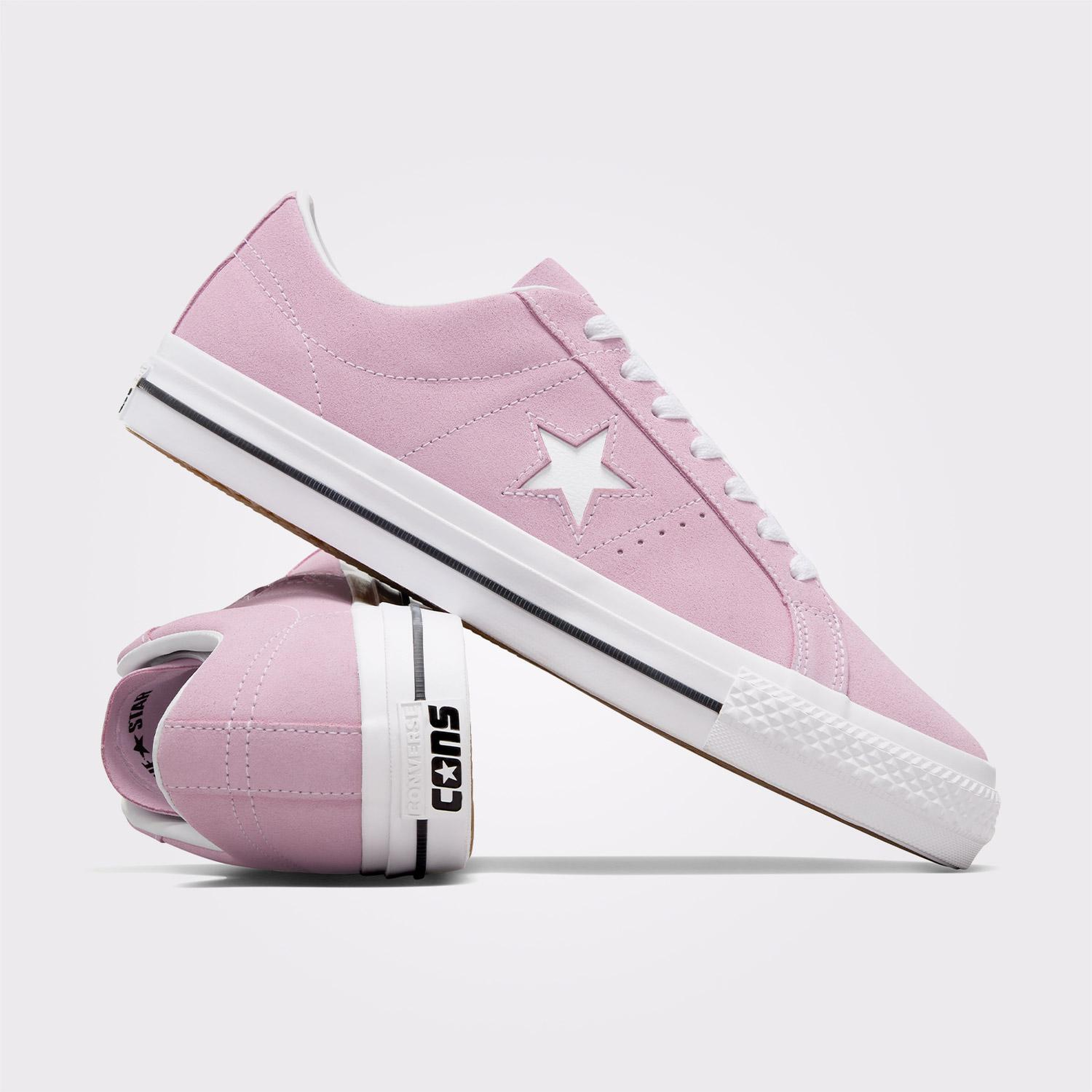 Converse Cons One Star Pro Unisex Pembe Deri Sneaker