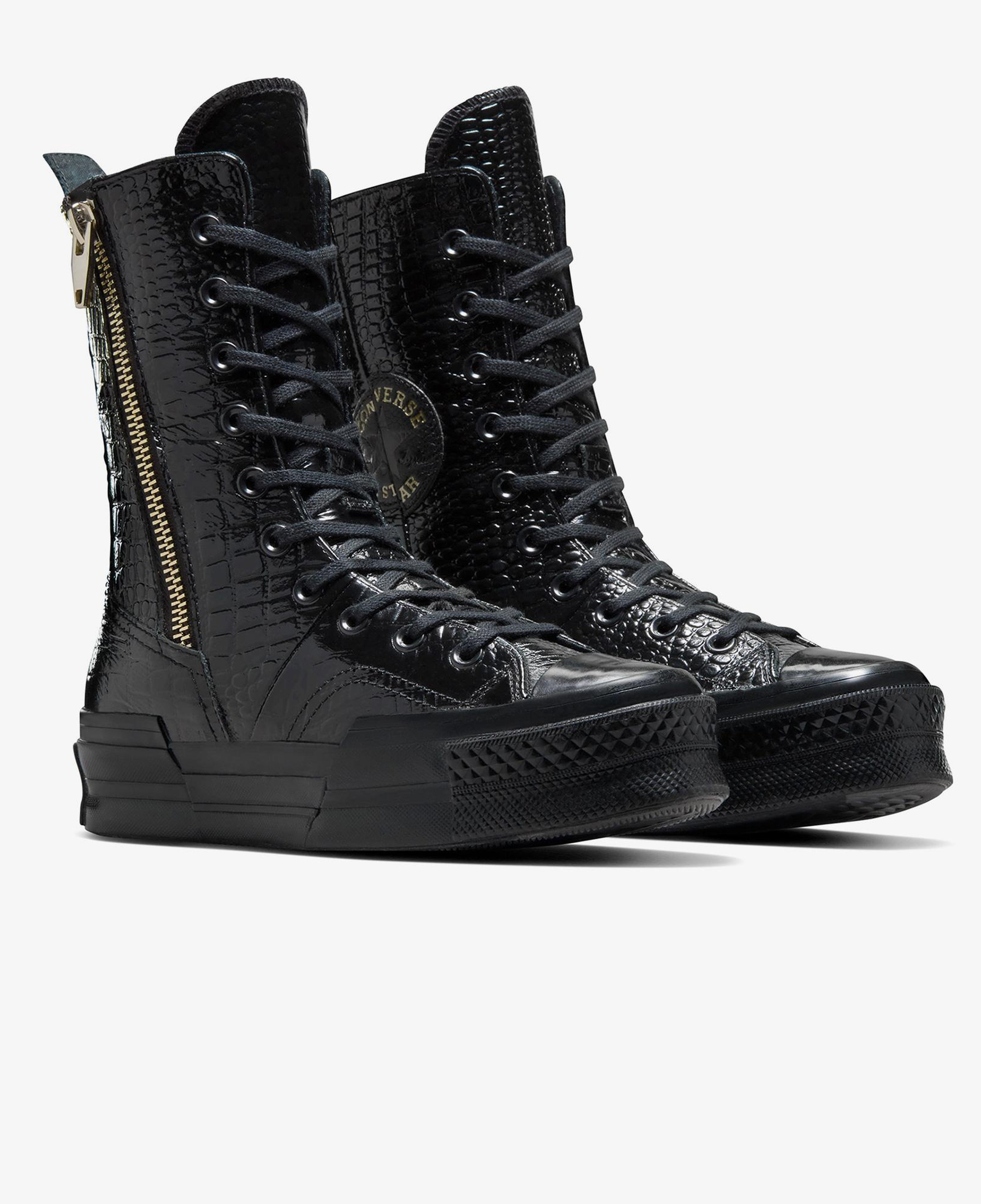 Converse Chuck 70 Plus XHI Unisex Siyah Deri Sneaker