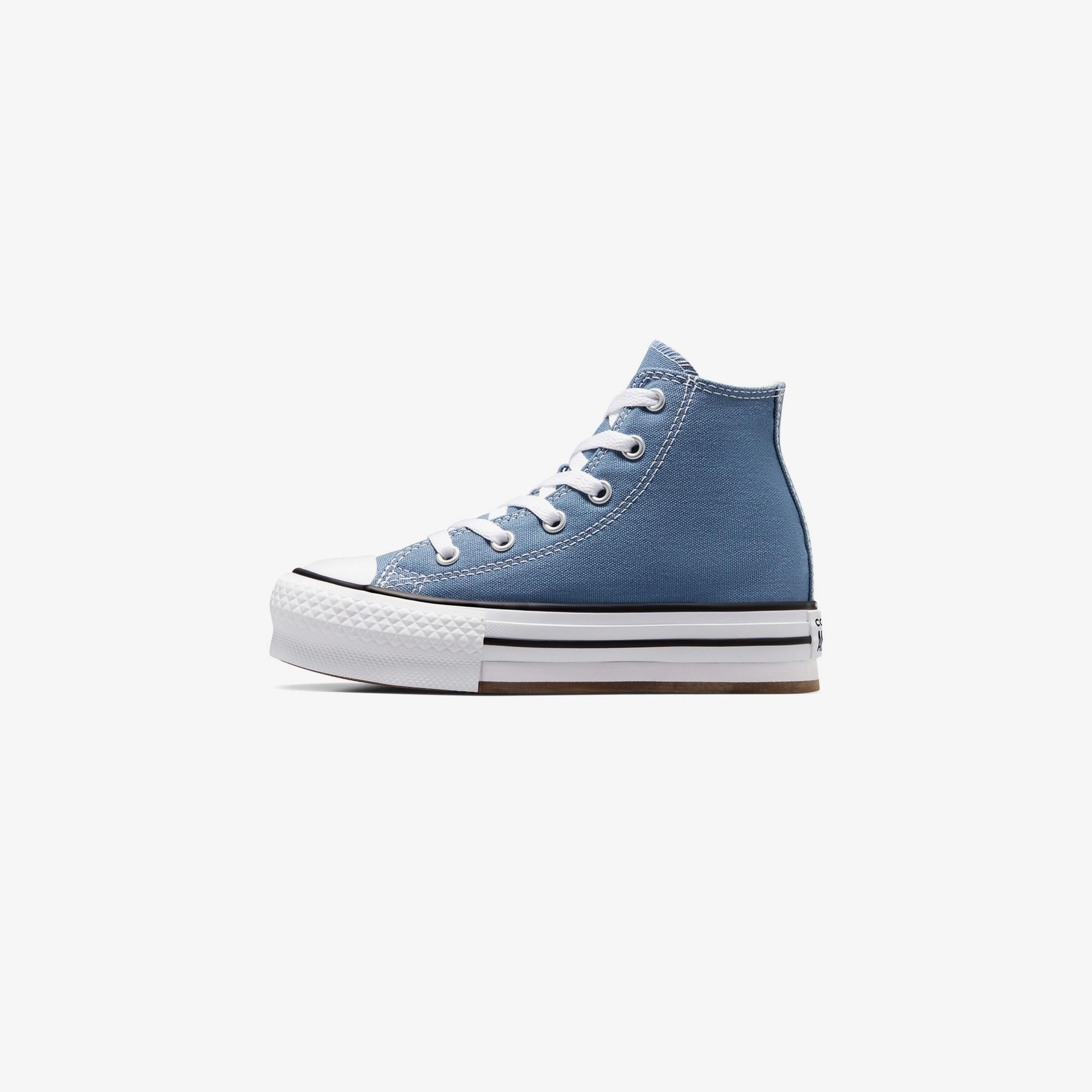 Converse Chuck Taylor All Star EVA Lift Çocuk Mavi Platform Sneaker