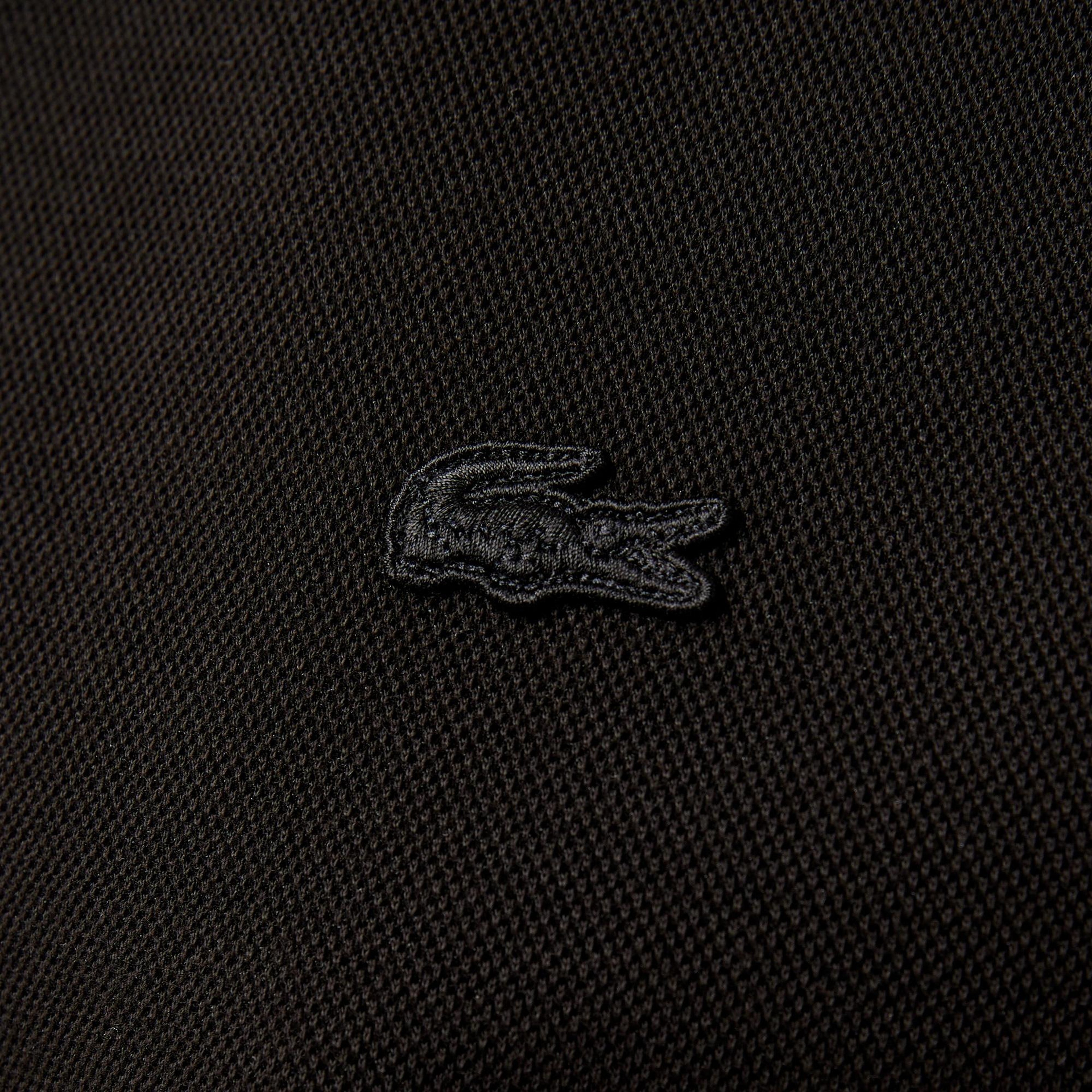 Lacoste Slim Fit Erkek Siyah Sweatshirt