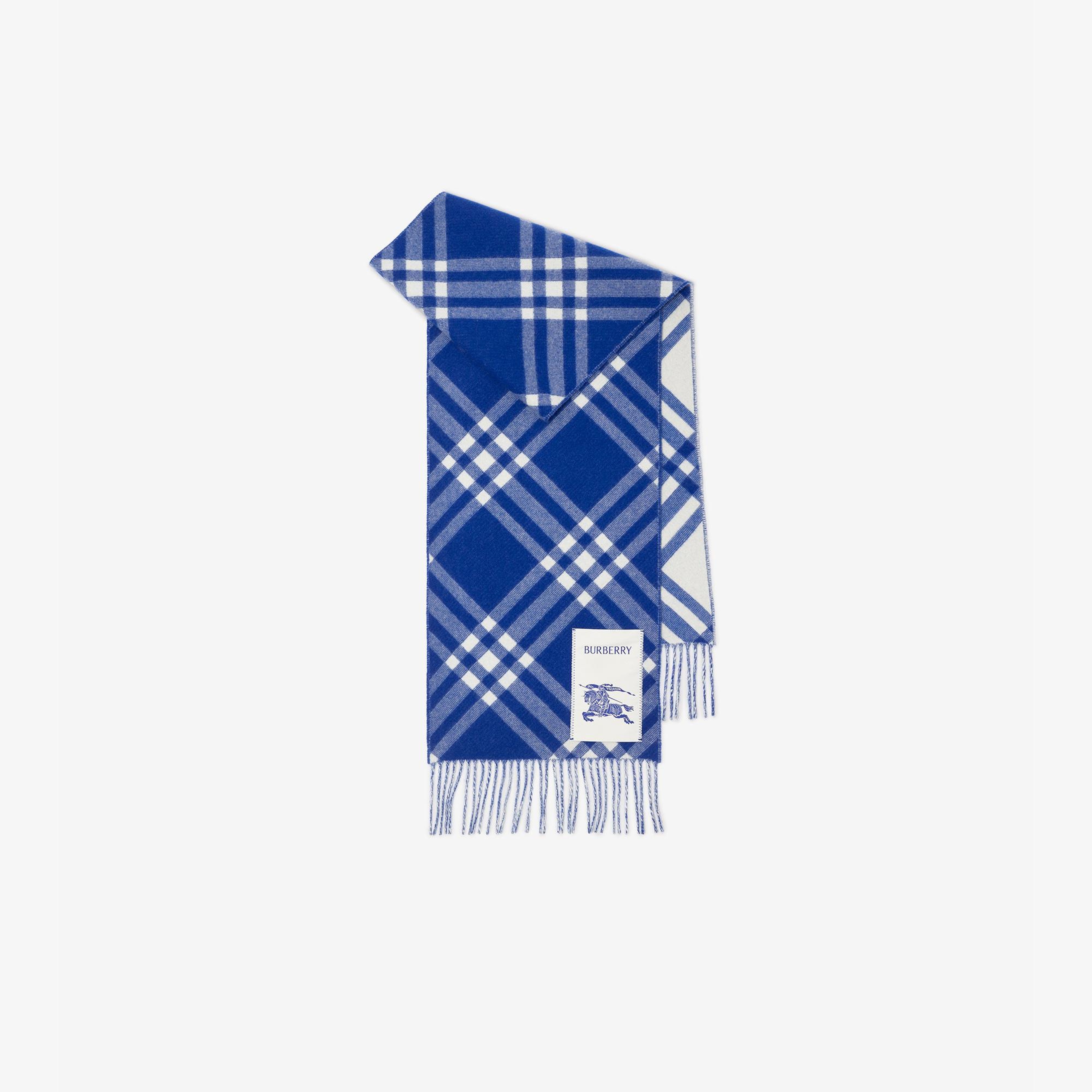 Burberry Kadın Mavi Atkı