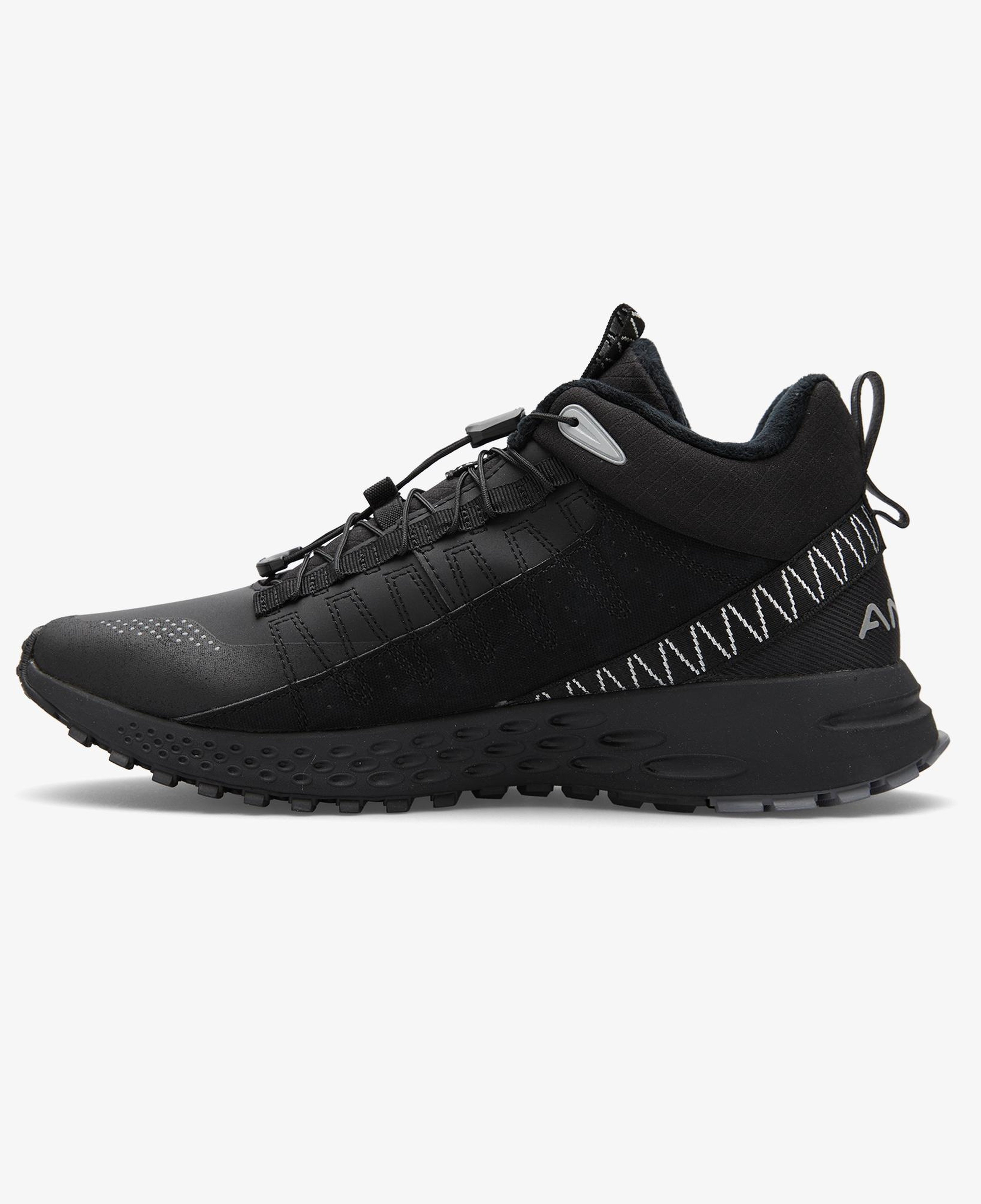 Anta Wild Run Fleece Mid Cut Erkek Siyah Günlük Ayakkabı
