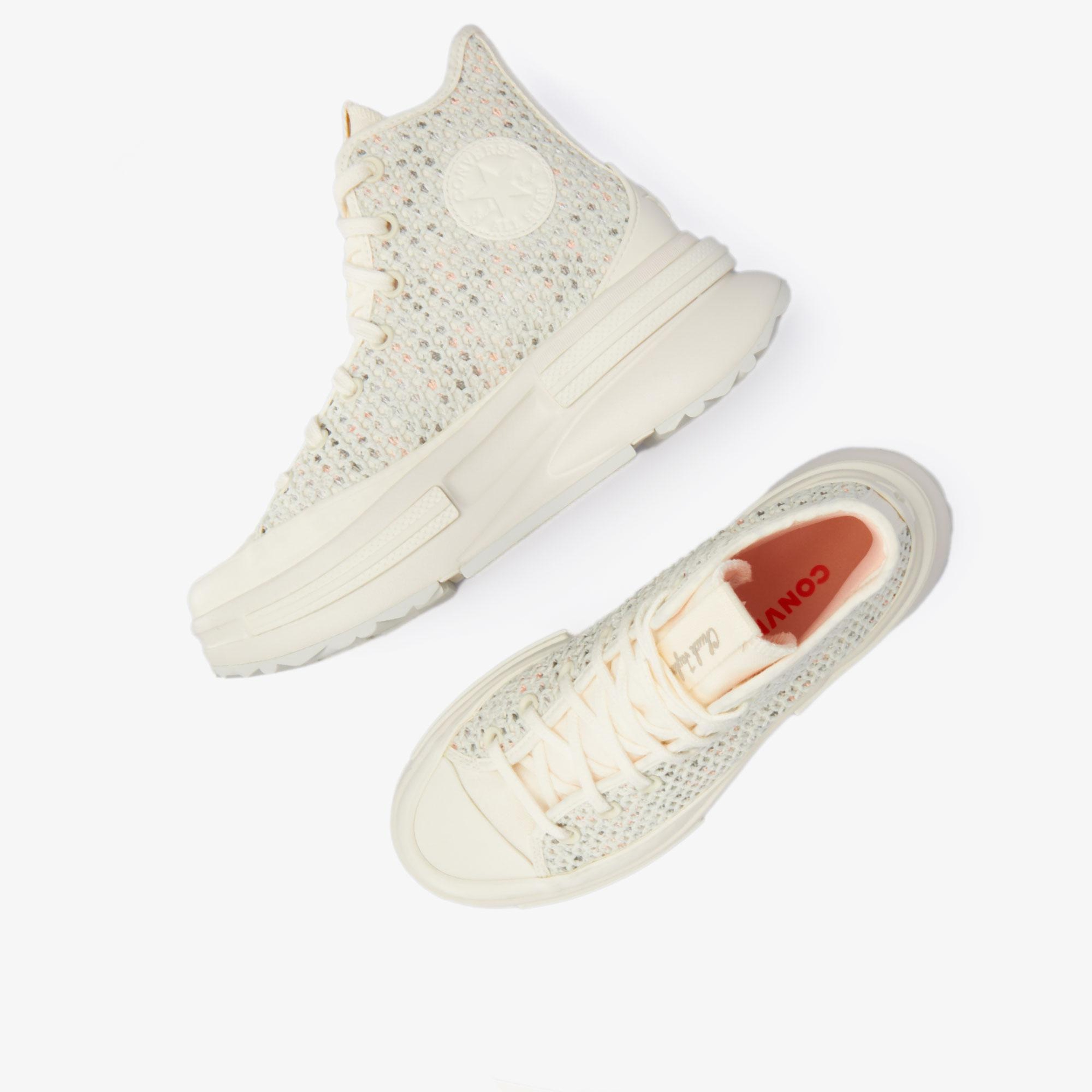 Converse Run Star Legacy CX Unisex Bej Platform Deri Sneaker