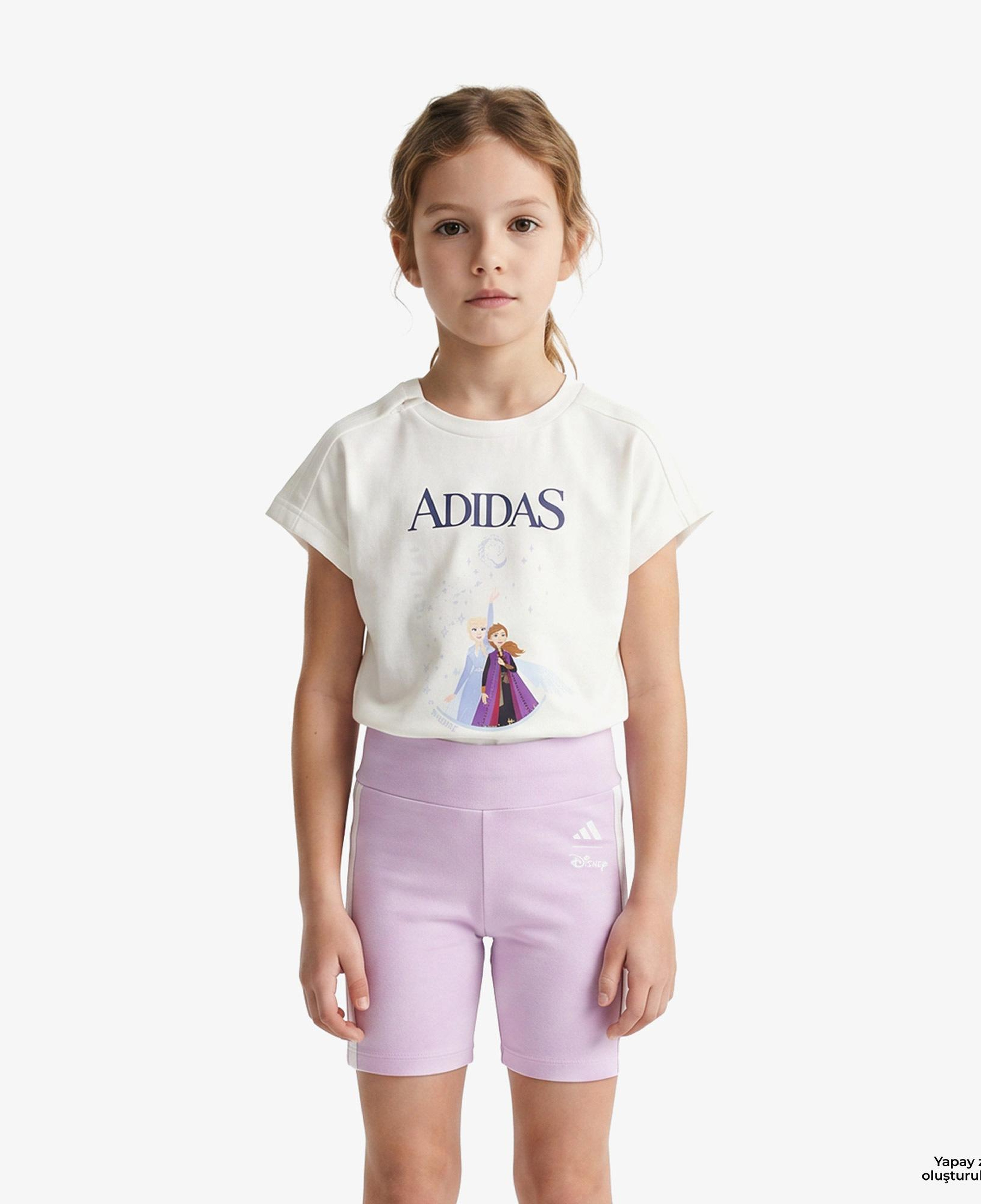 adidas Disney Frozen Çocuk Beyaz Eşofman Takımı
