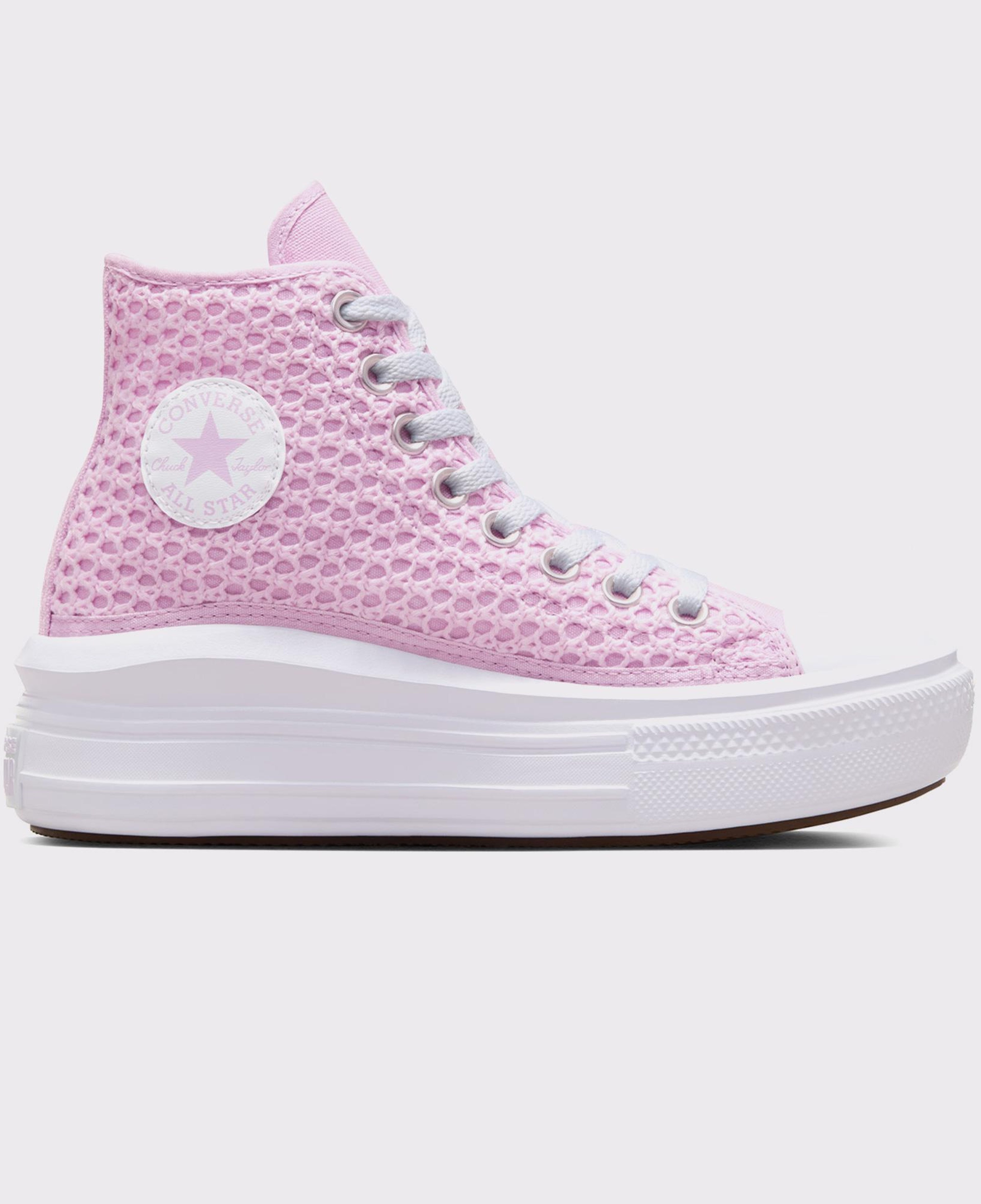 Converse Chuck Taylor All Star Move Çocuk Pembe Platform Sneaker