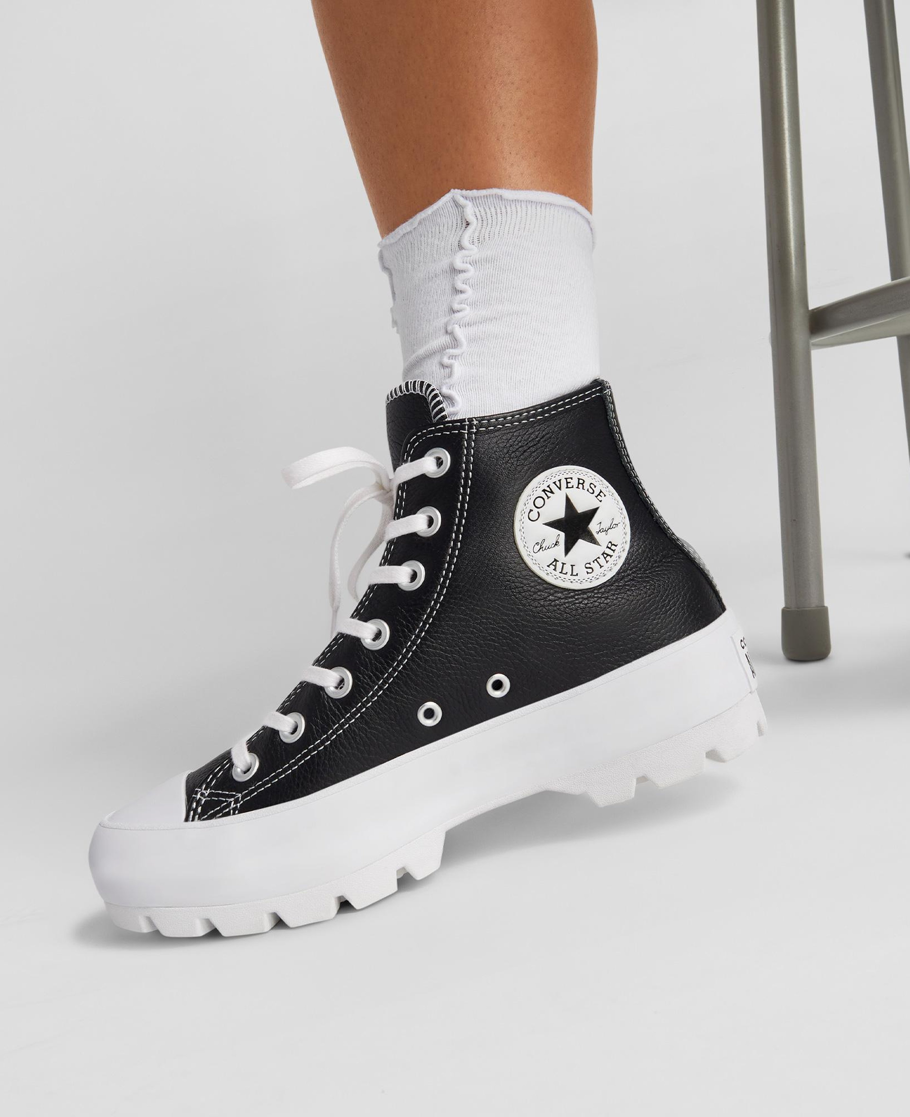Converse Chuck Taylor All Star Lugged Leather Unisex Siyah Sneaker
