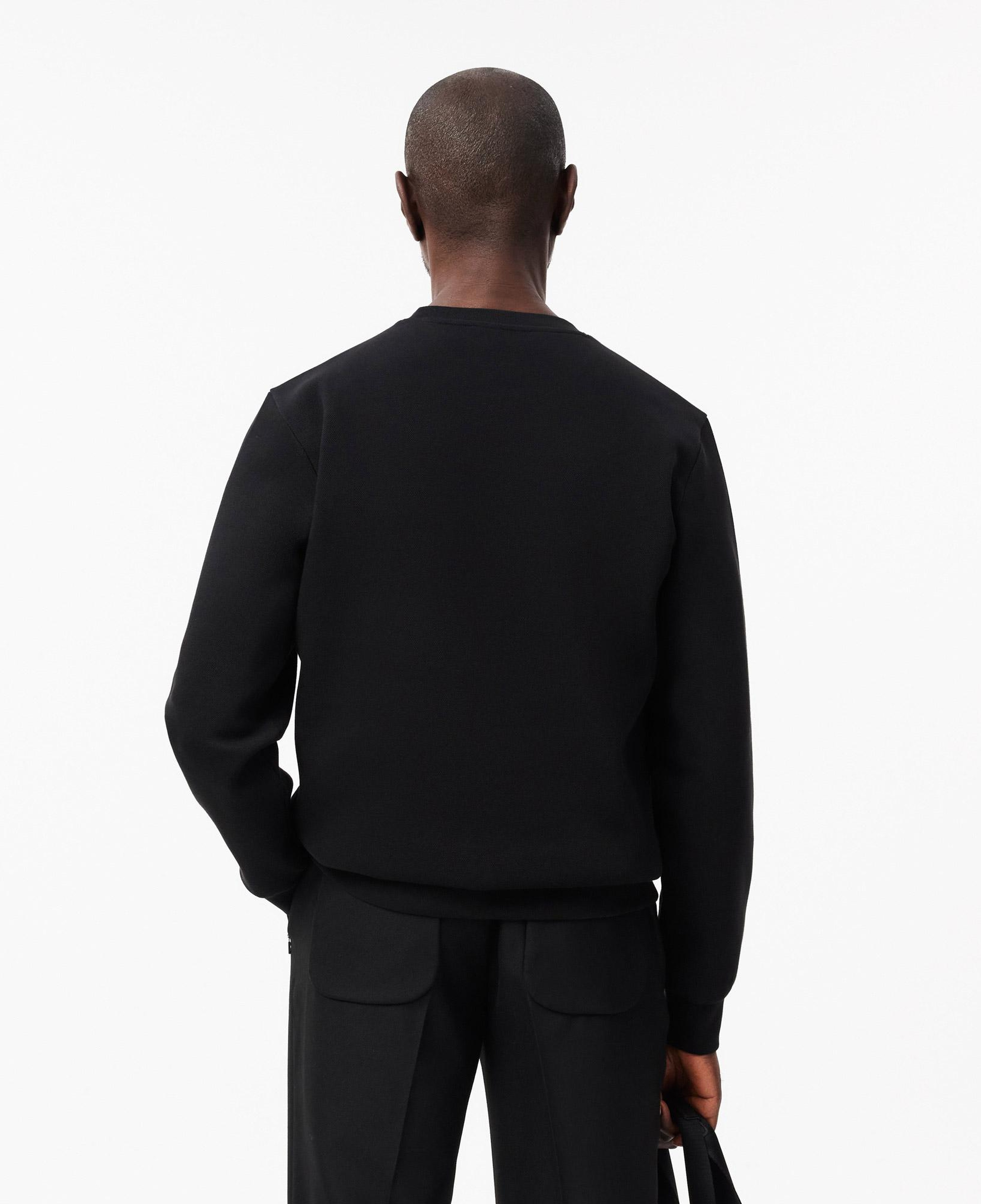 Erkek Classic Fit Bisiklet Yaka Siyah Sweatshirt