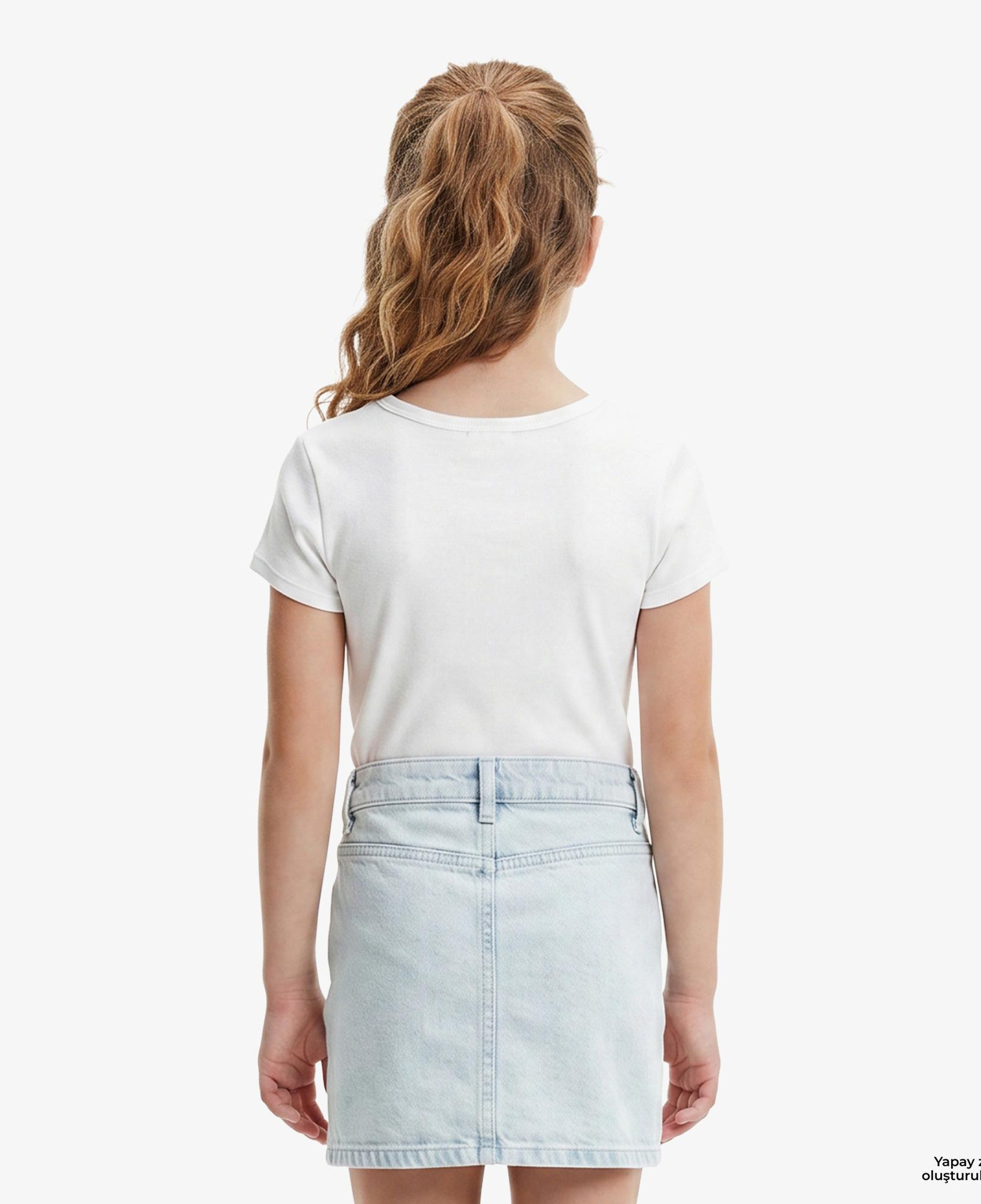 Calvin Klein Monologo Baby Çocuk Beyaz T-Shirt