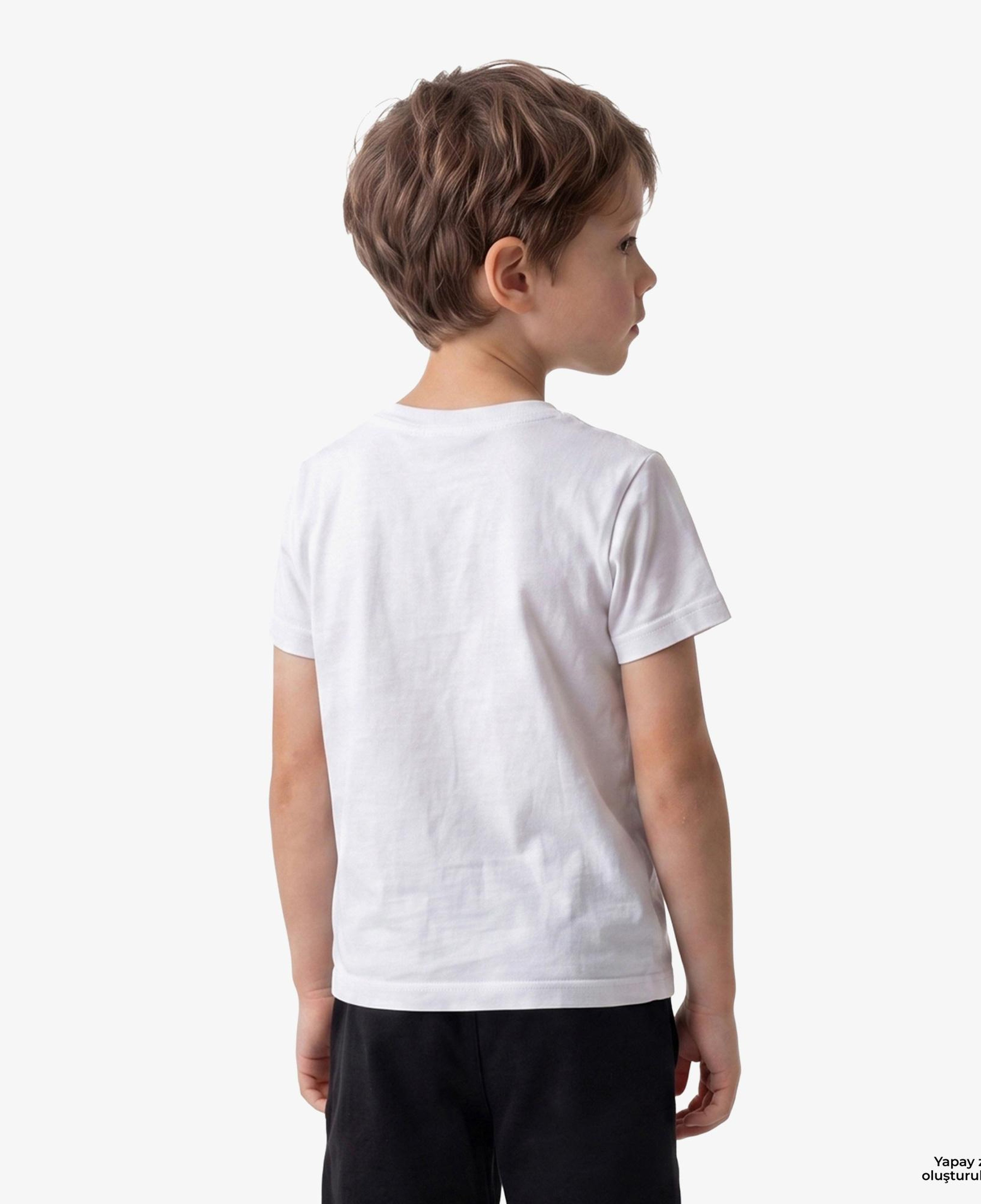 Calvin Klein Logo Çocuk Beyaz T-Shirt