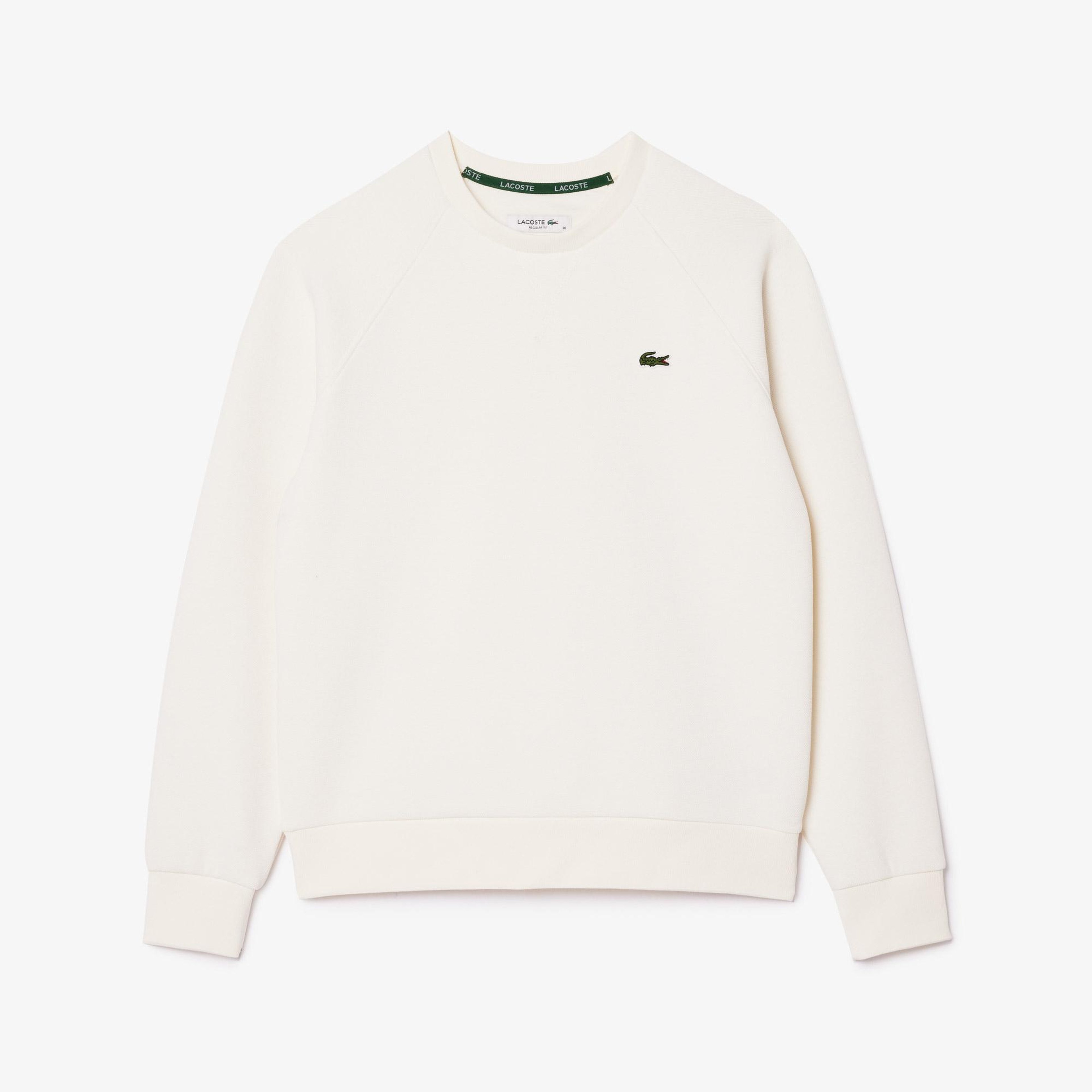 Kadın Regular Fit Bisiklet Yaka Beyaz Sweatshirt