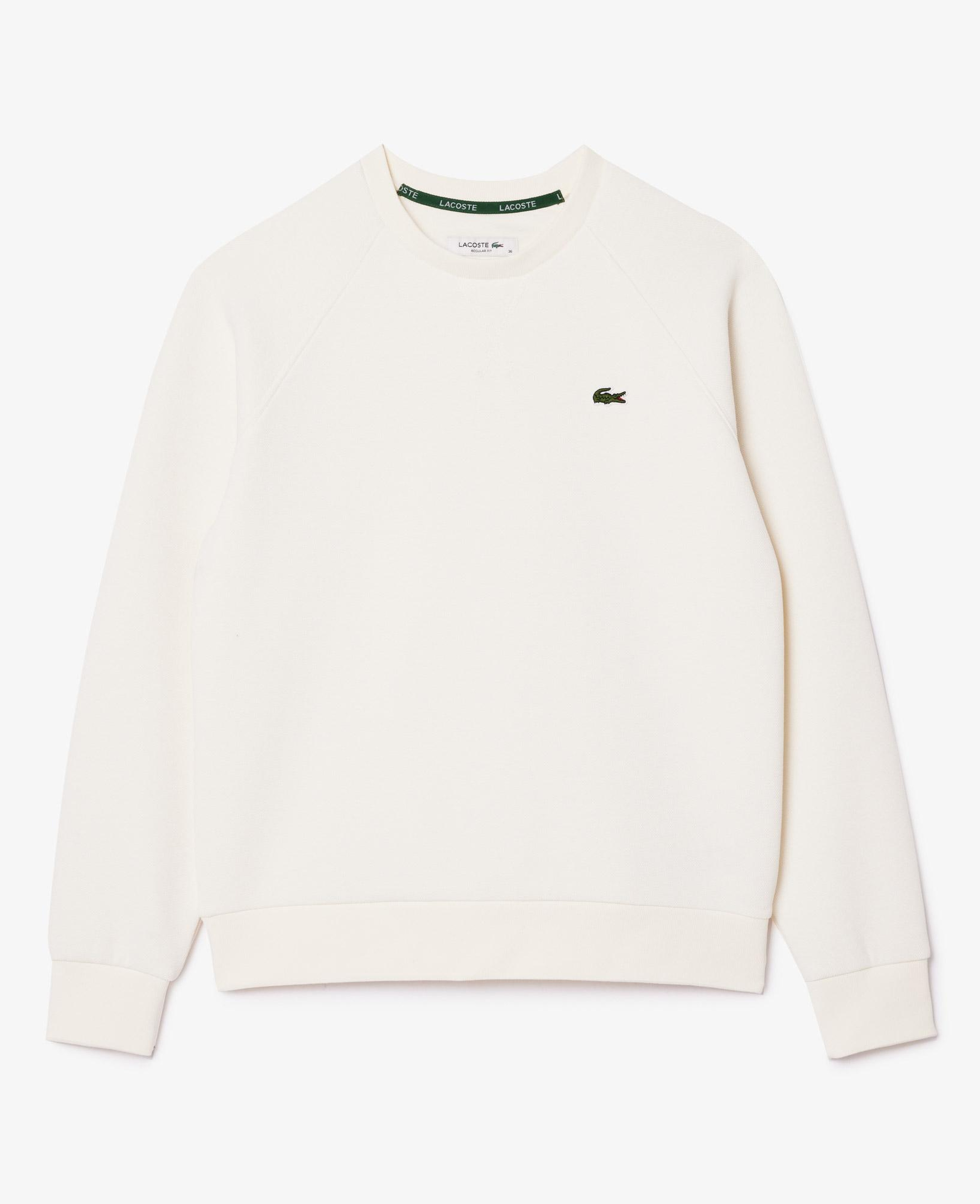 Kadın Regular Fit Bisiklet Yaka Beyaz Sweatshirt