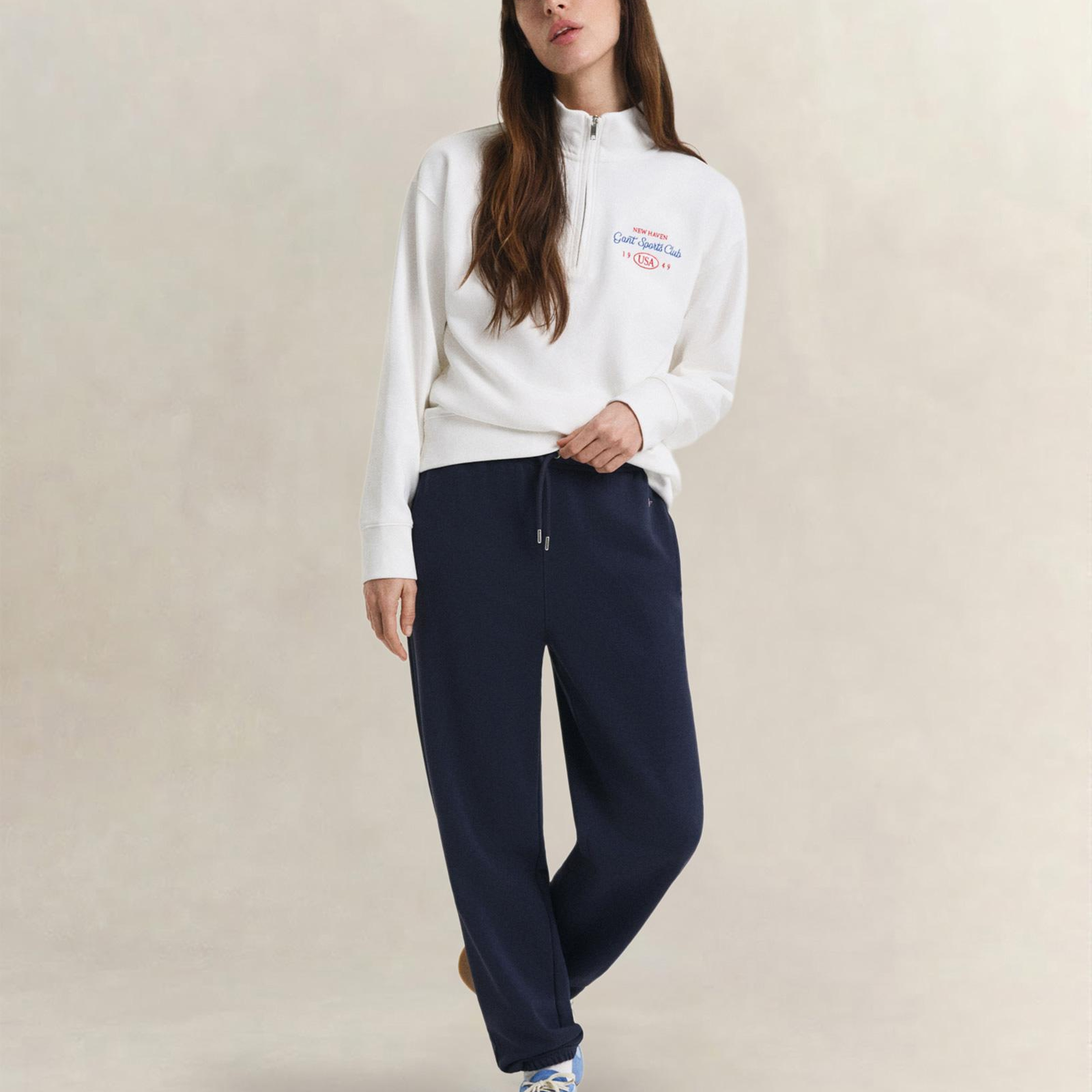GANT Kadın Lacivert Regular Fit Eşofman Altı