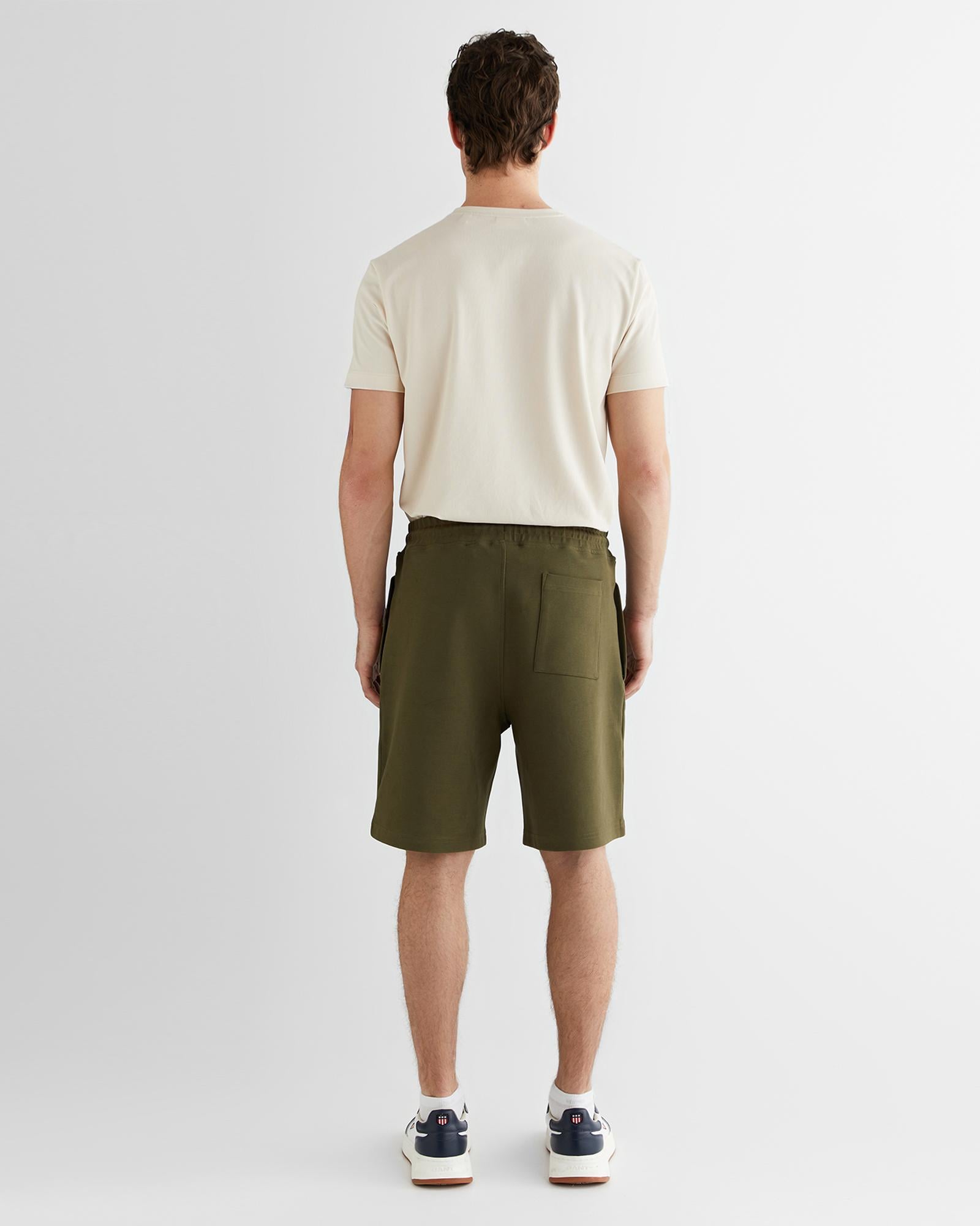 GANT Erkek Yeşil Regular Fit Logolu Şort