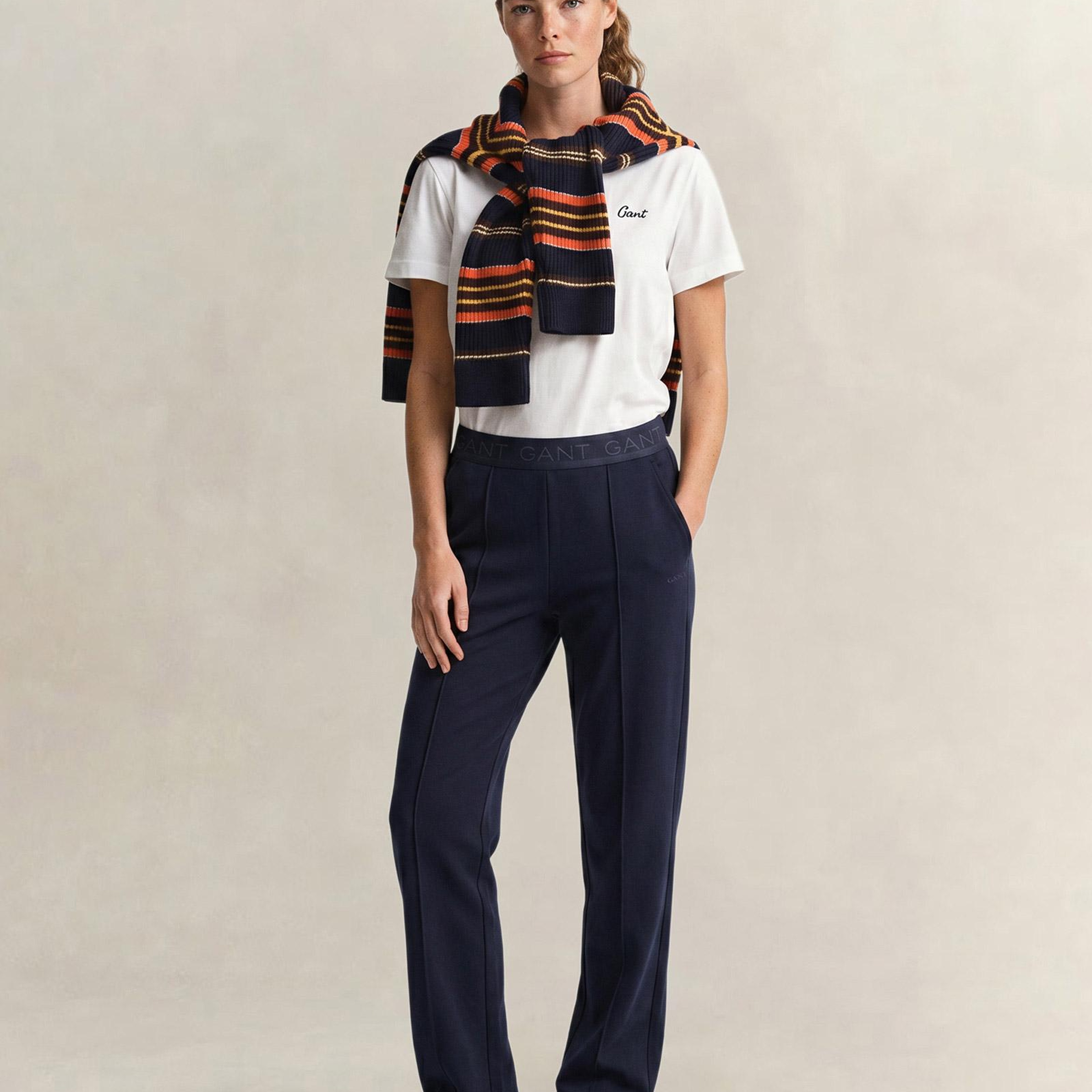 GANT Kadın Lacivert Regular Fit Eşofman Altı