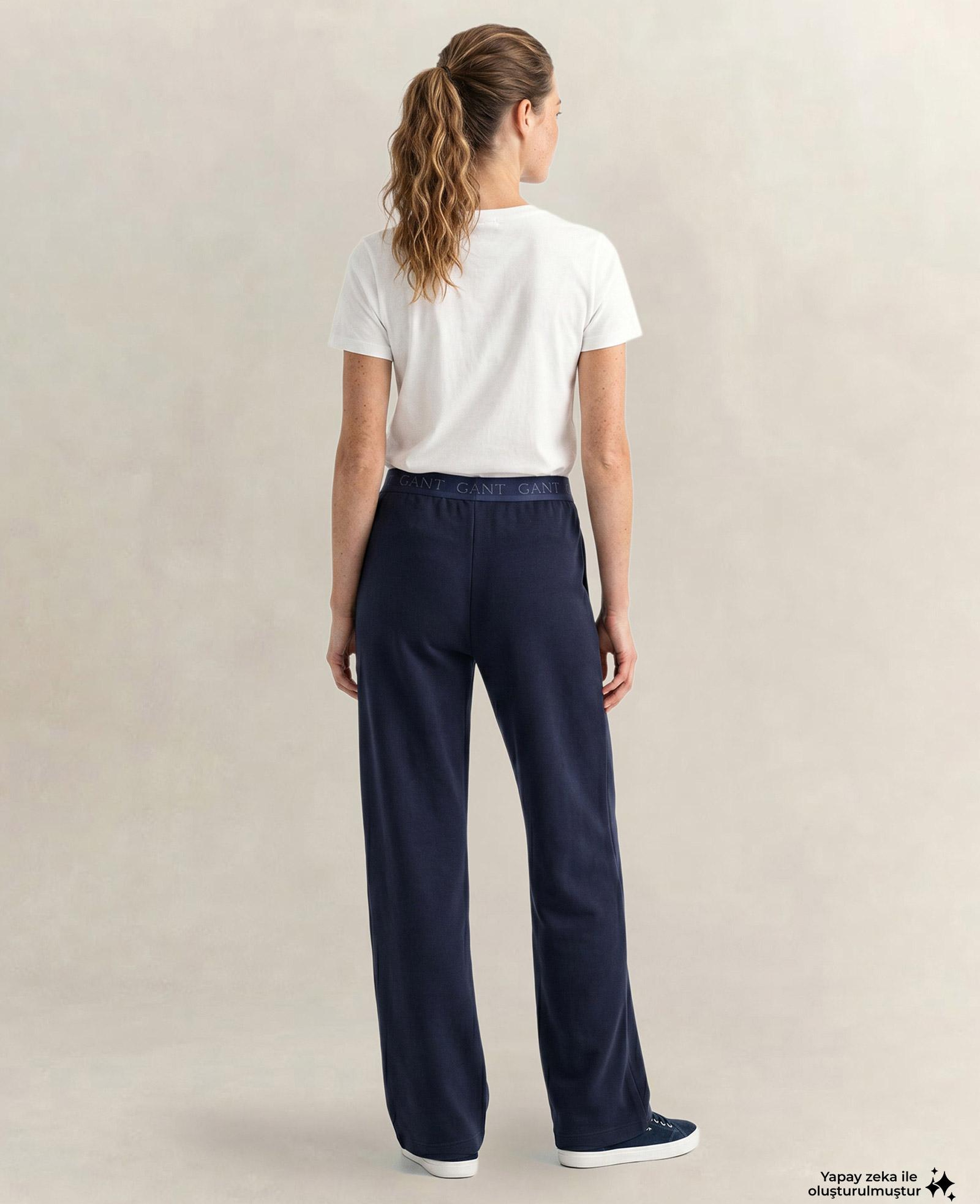 GANT Kadın Lacivert Regular Fit Eşofman Altı