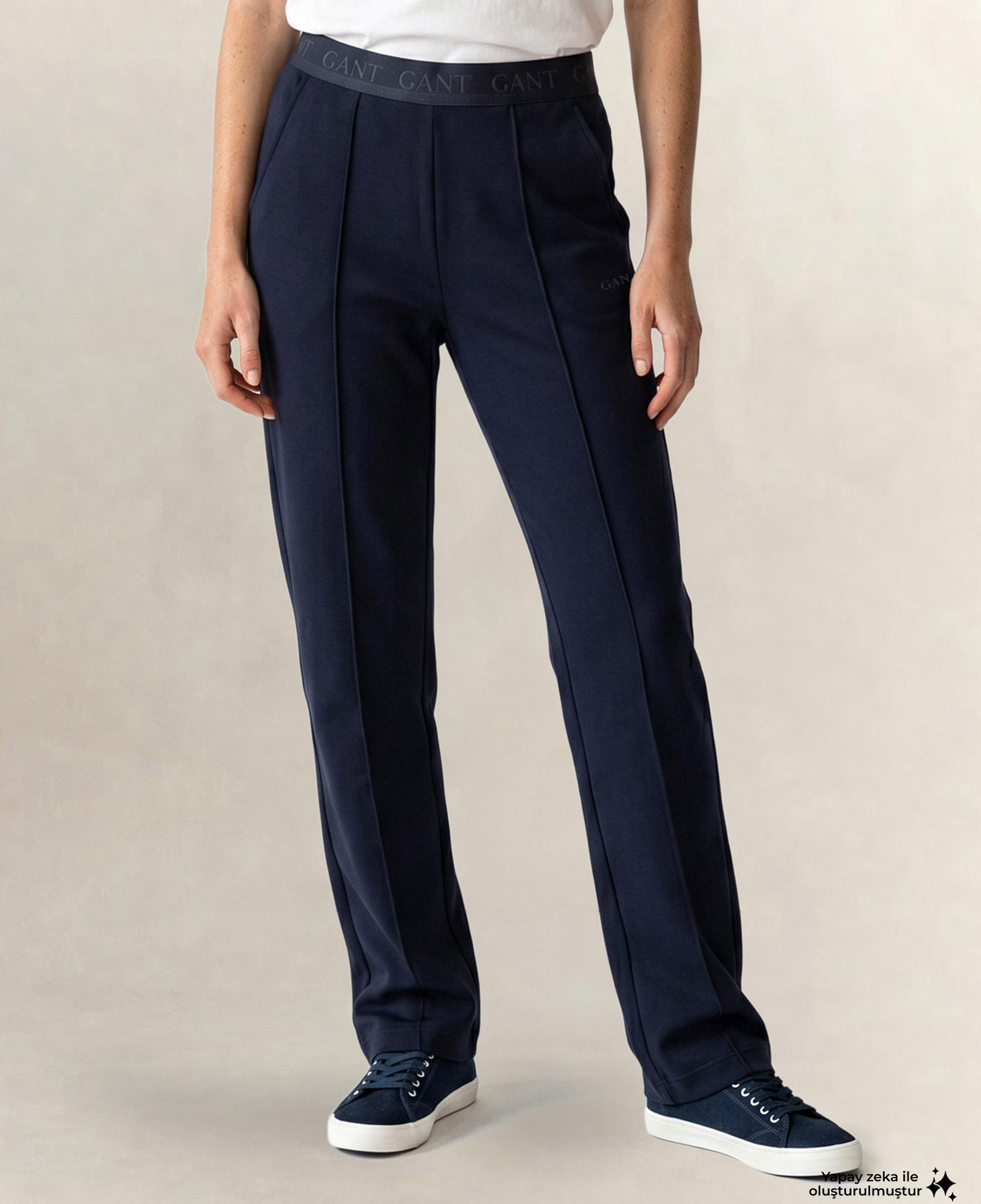 GANT Kadın Lacivert Regular Fit Eşofman Altı