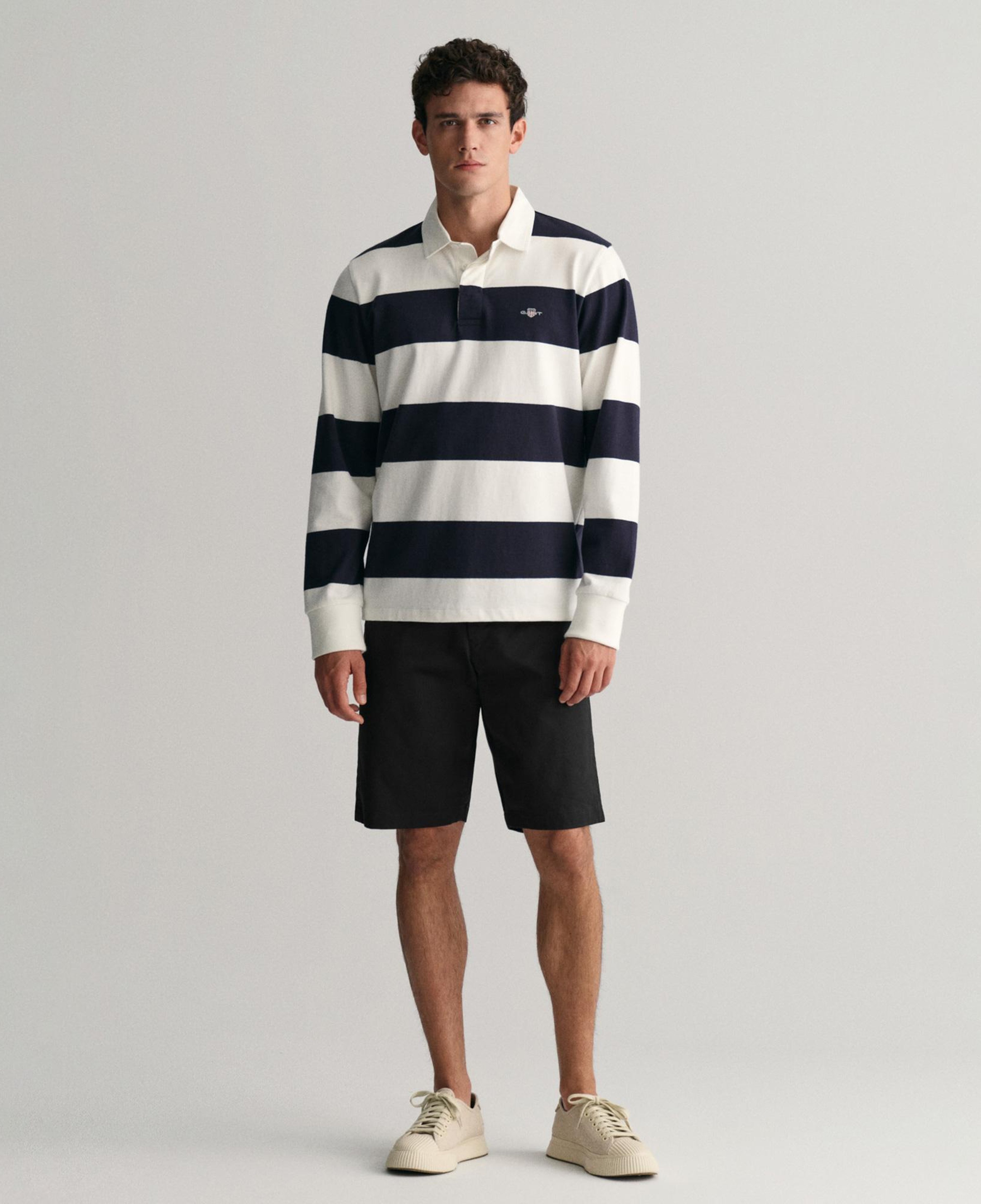 Gant Erkek Siyah Relaxed Fit Chino Şort