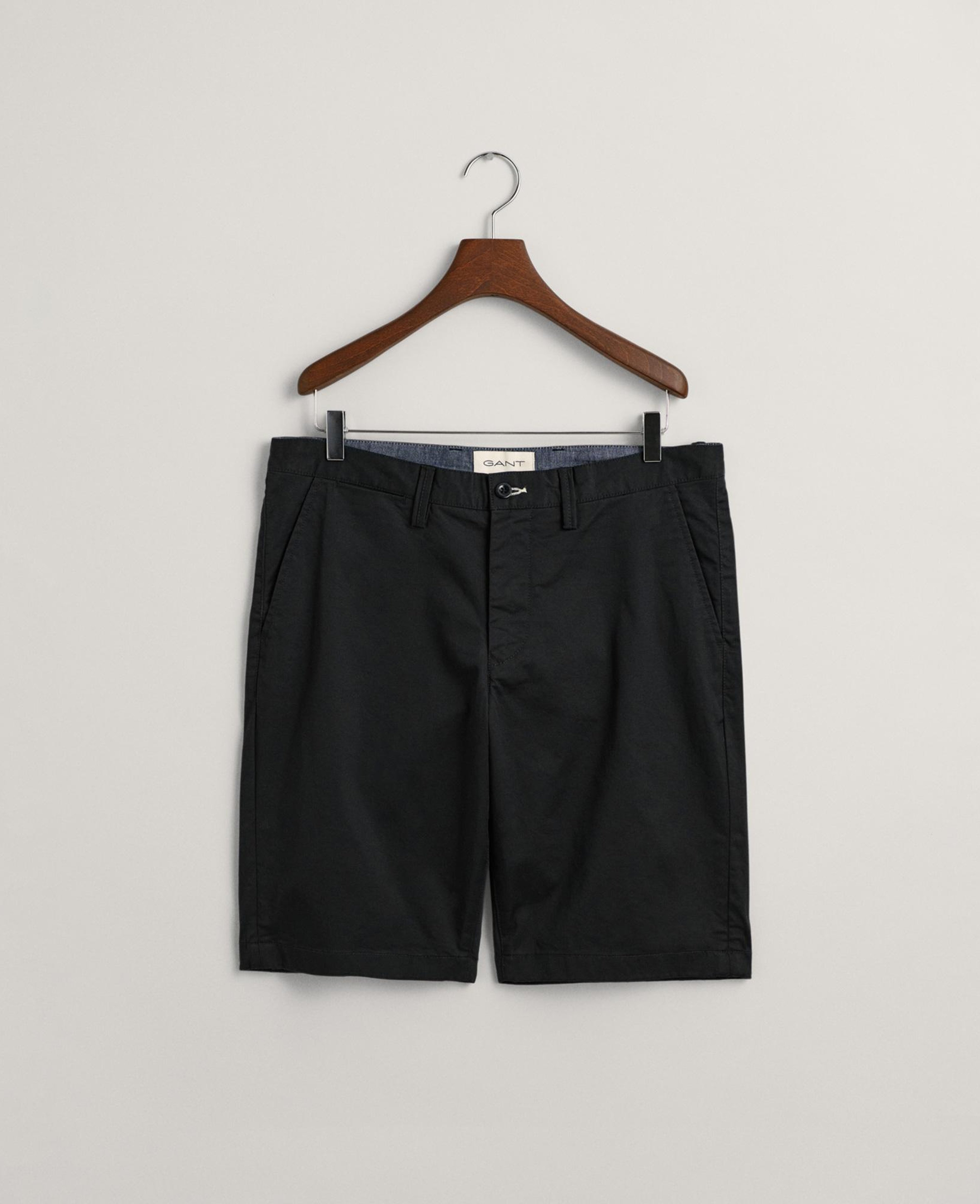 Gant Erkek Siyah Relaxed Fit Chino Şort