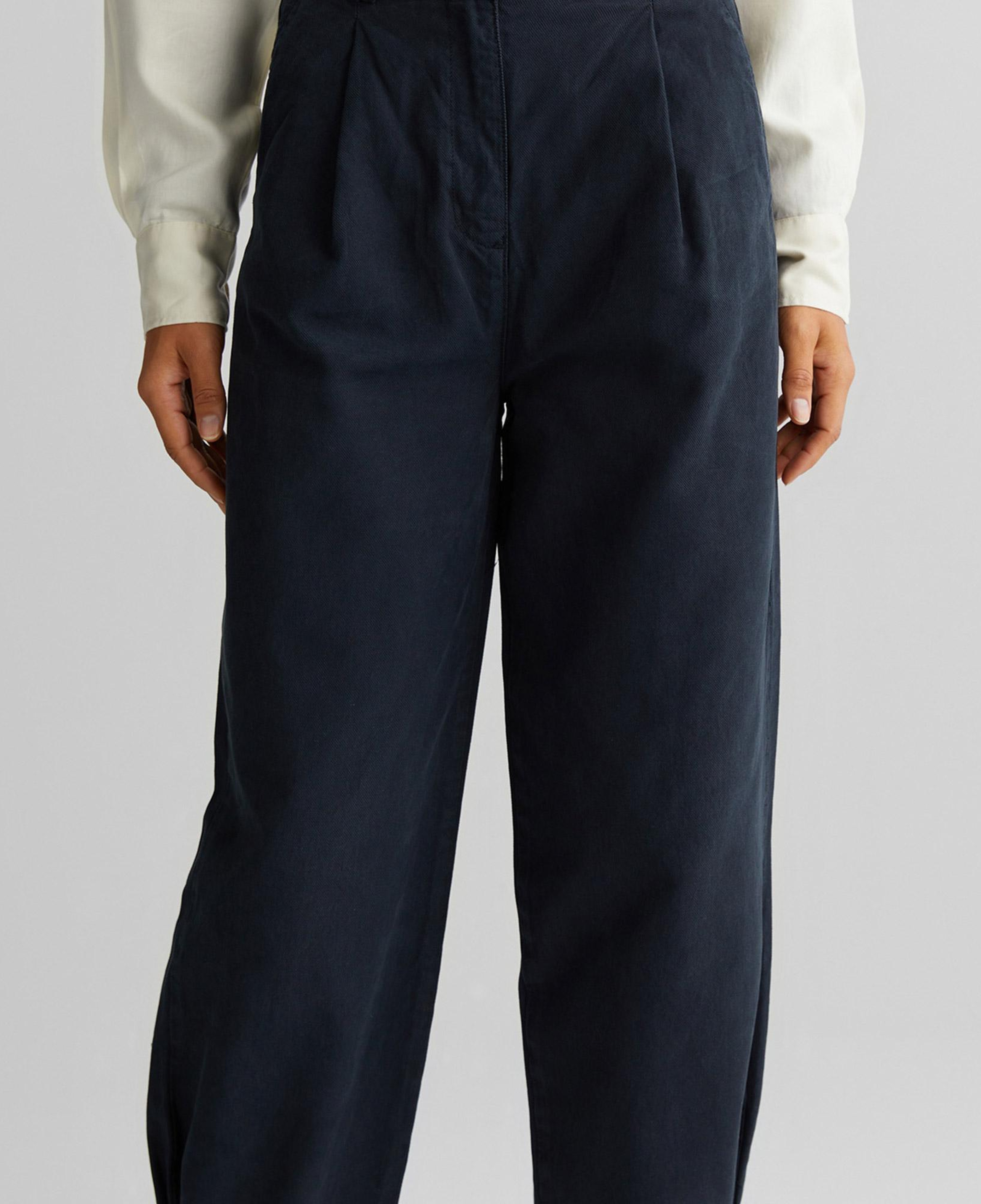 GANT Kadın Siyah Tapered Fit Pantolon