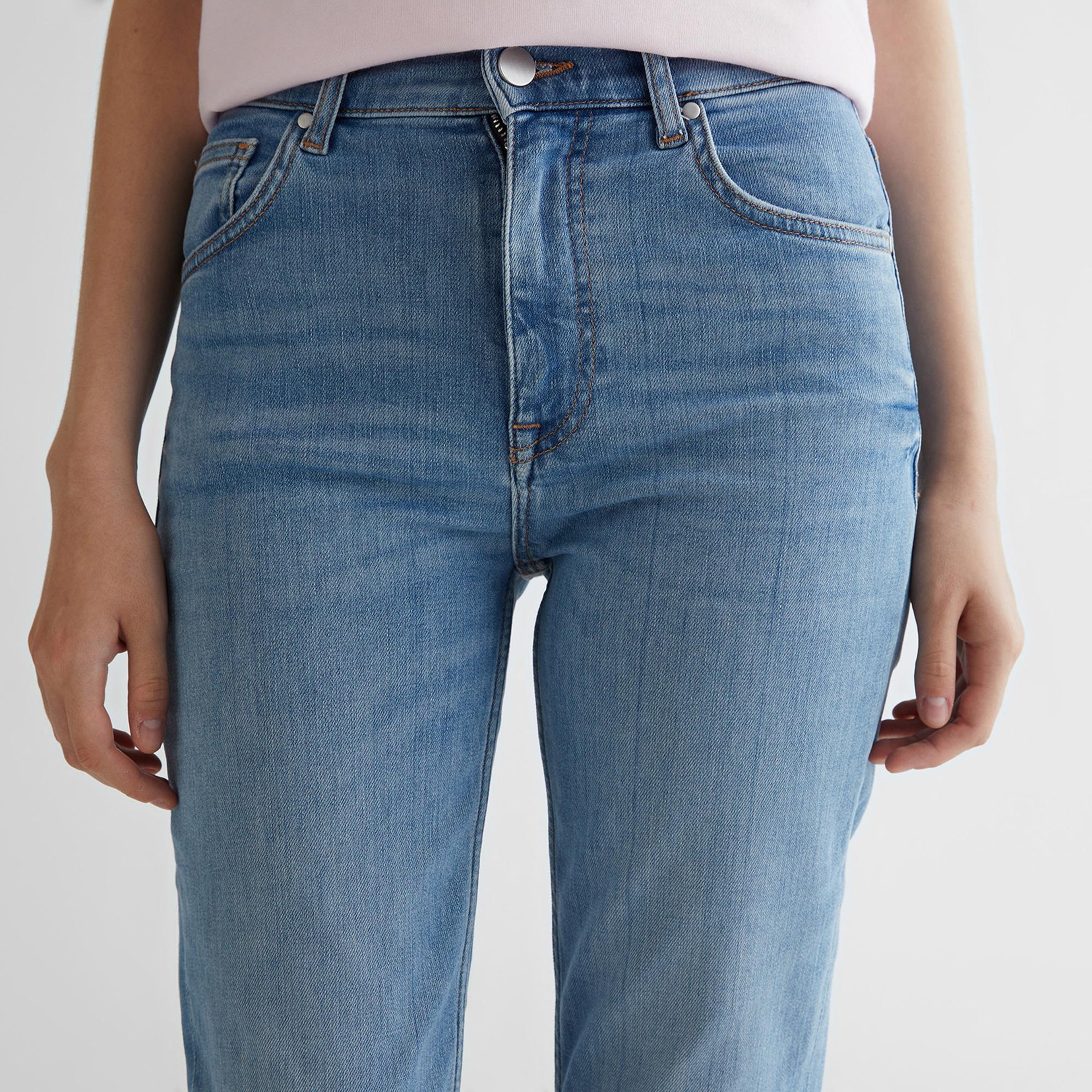 GANT Kadın Mavi Slim Fit Jean Pantolon