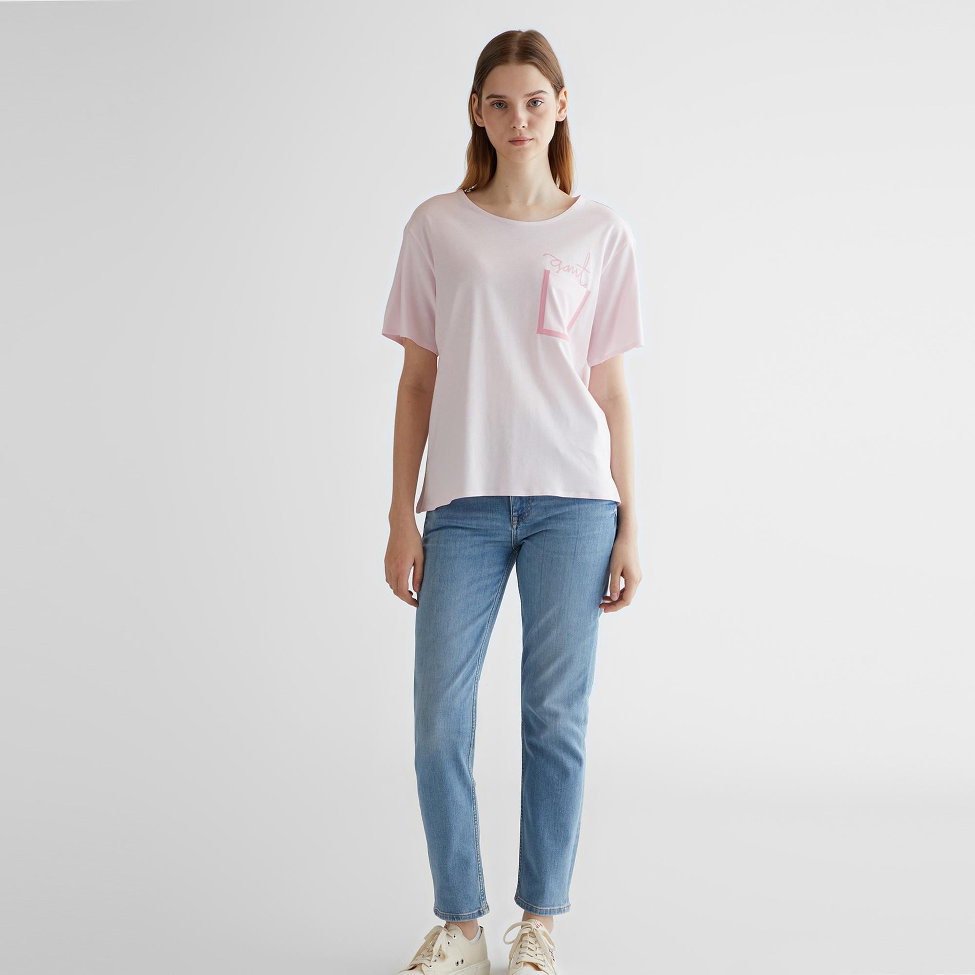 GANT Kadın Mavi Slim Fit Jean Pantolon