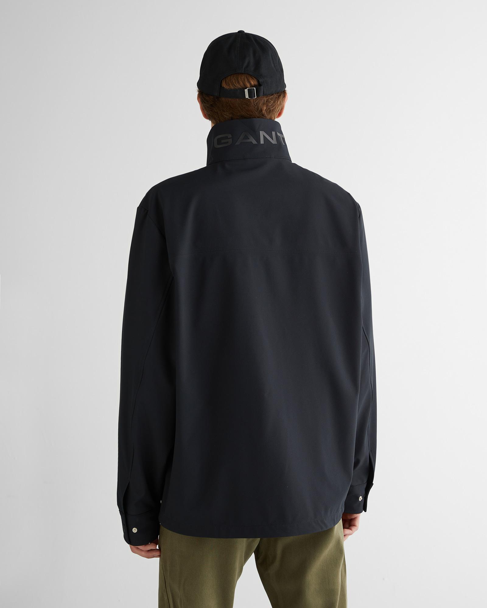 GANT Erkek Siyah Regular Fit Dik Yaka Ceket