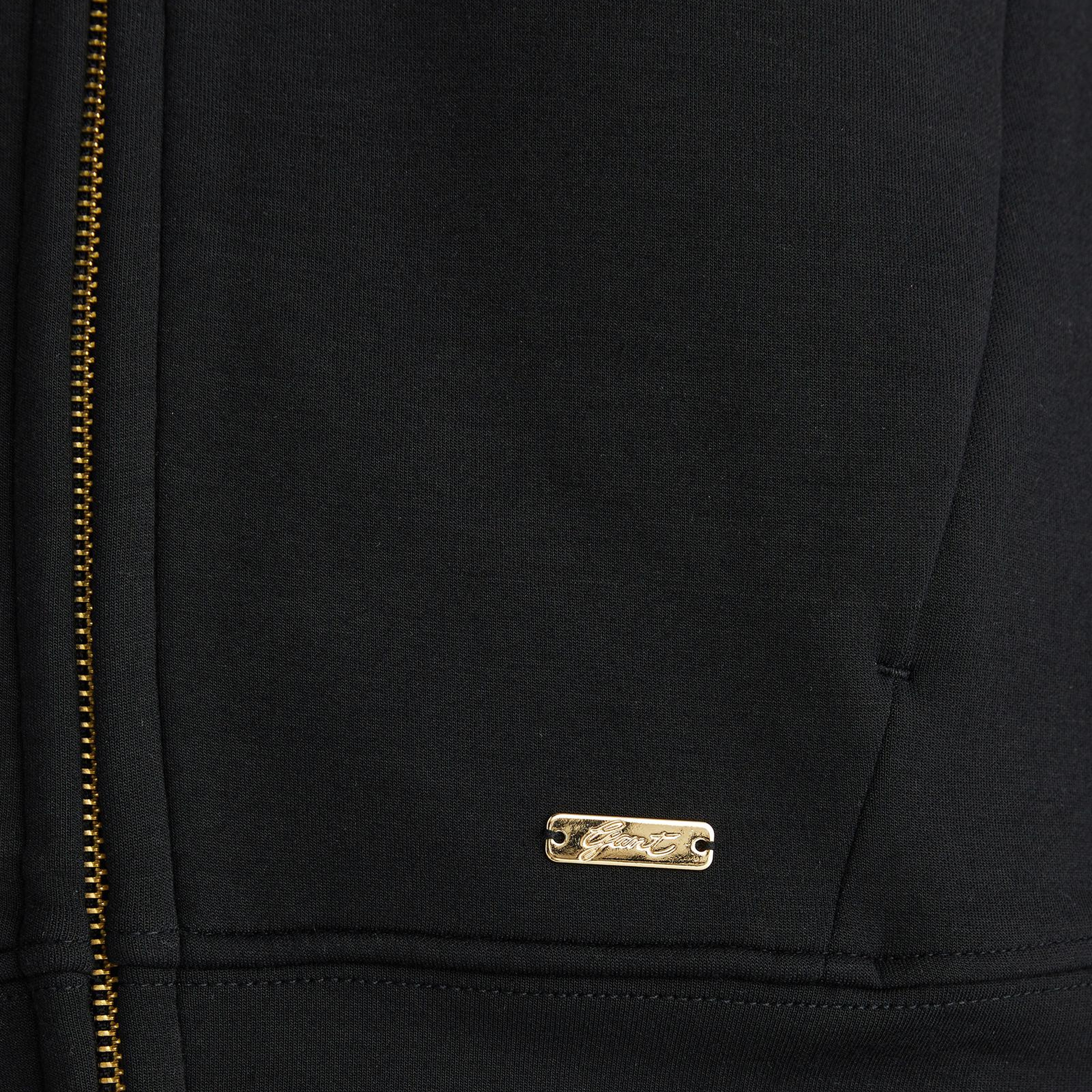 GANT Kadın Siyah Kapüşonlu Sweatshirt