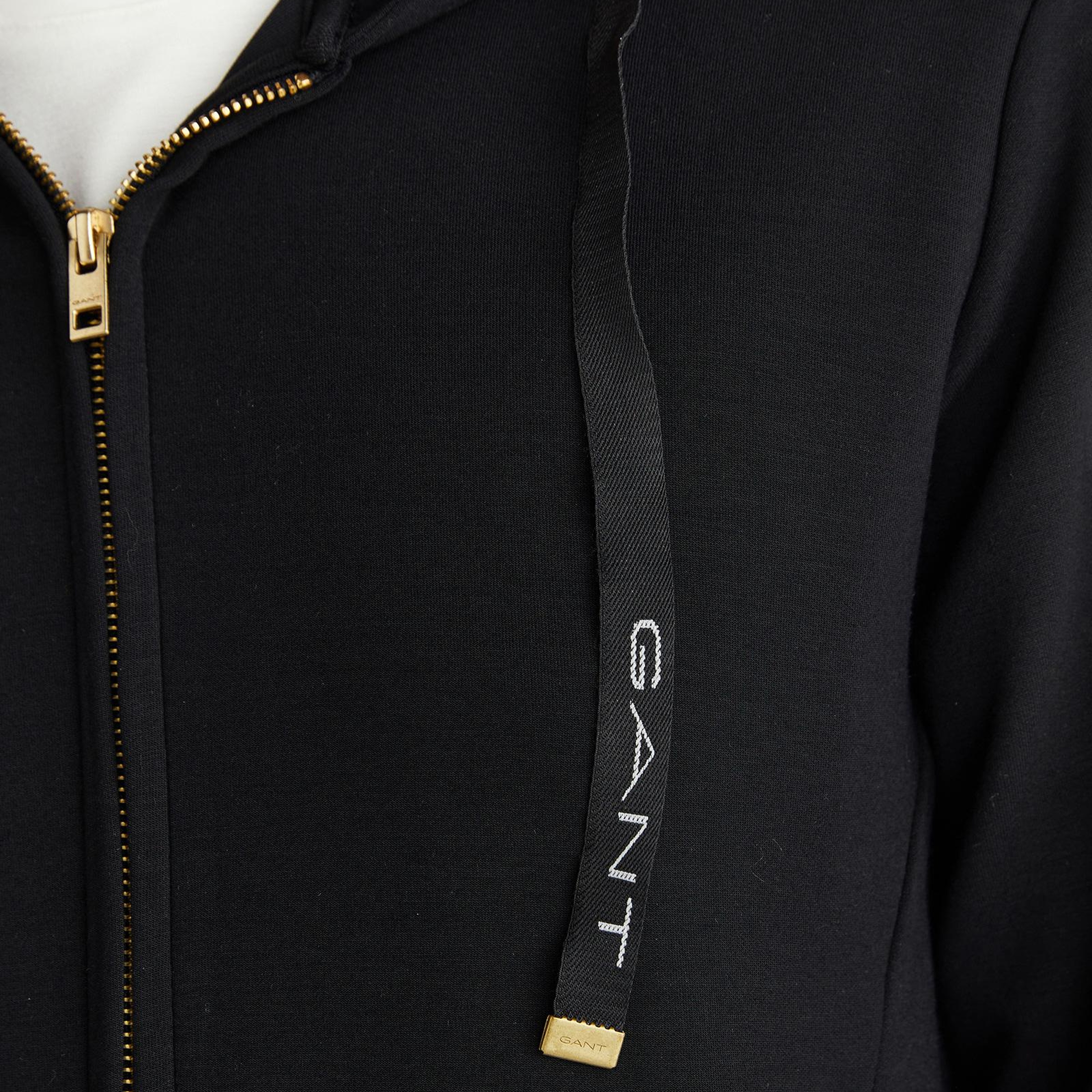 GANT Kadın Siyah Kapüşonlu Sweatshirt
