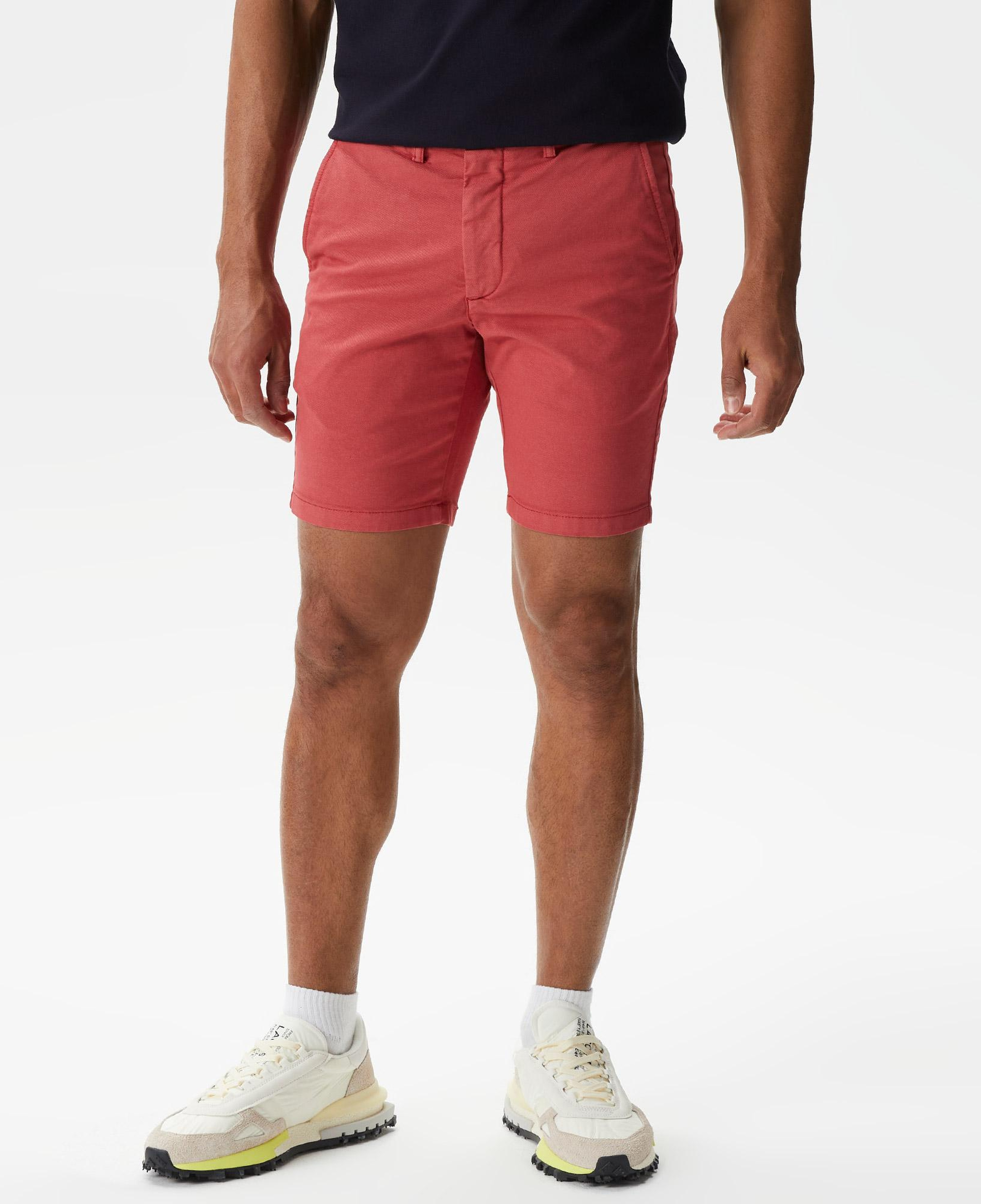 Erkek Regular Fit Pembe Bermuda Şort