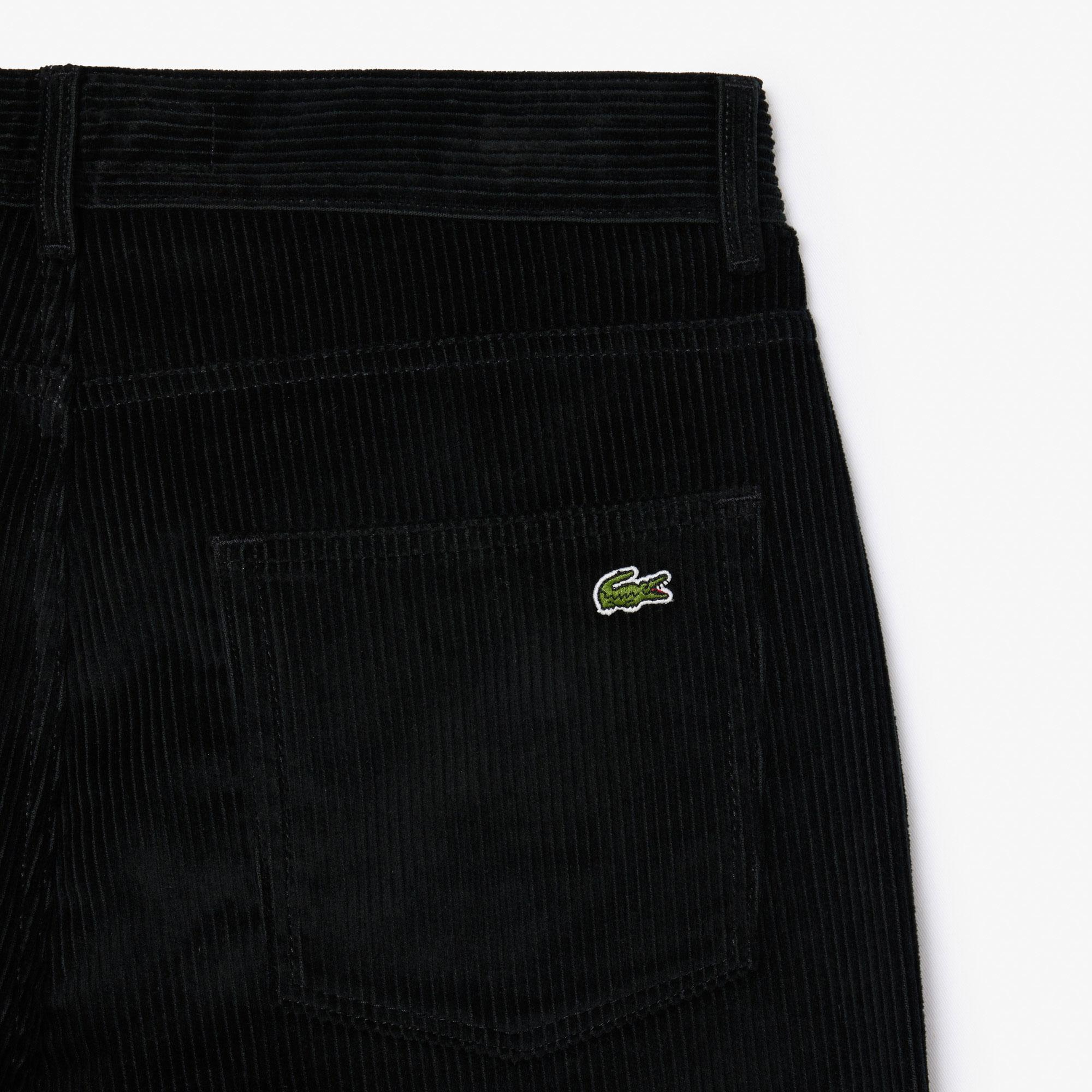 Erkek Straight Fit Casual Siyah Pantolon