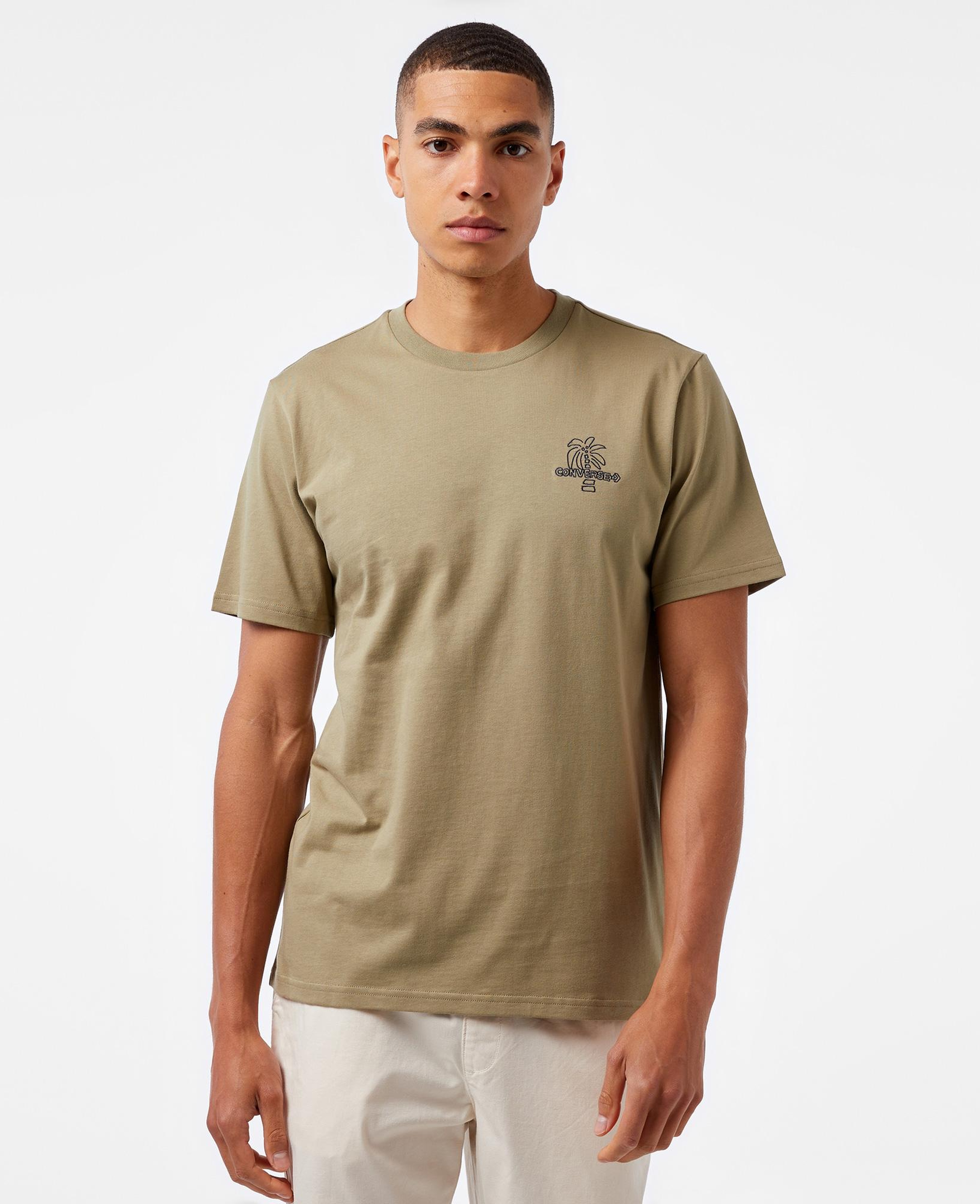 Converse Classic Erkek Haki T-Shirt