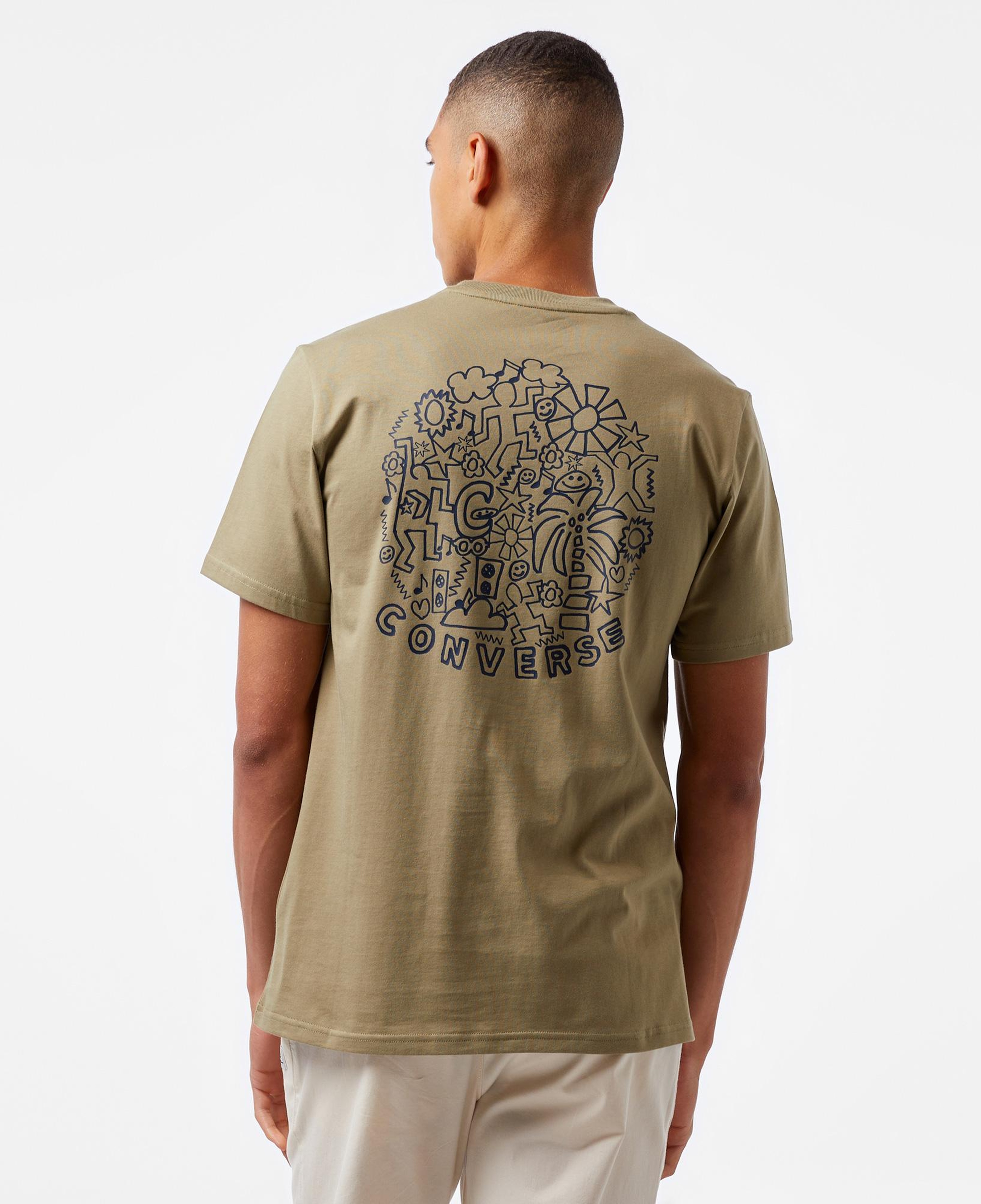 Converse Classic Erkek Haki T-Shirt