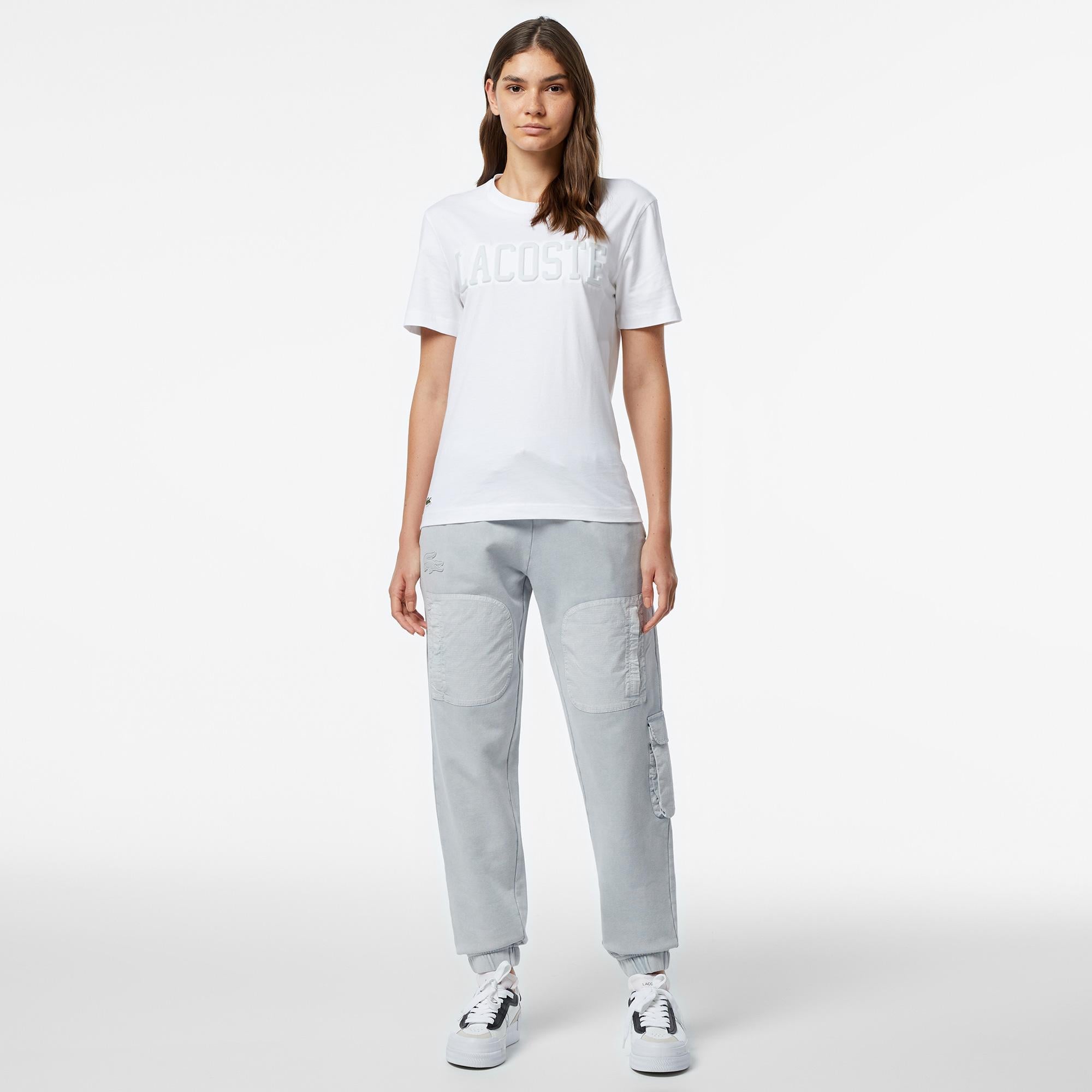 Lacoste x House of SuperStep Kadın Gri Eşofman Altı