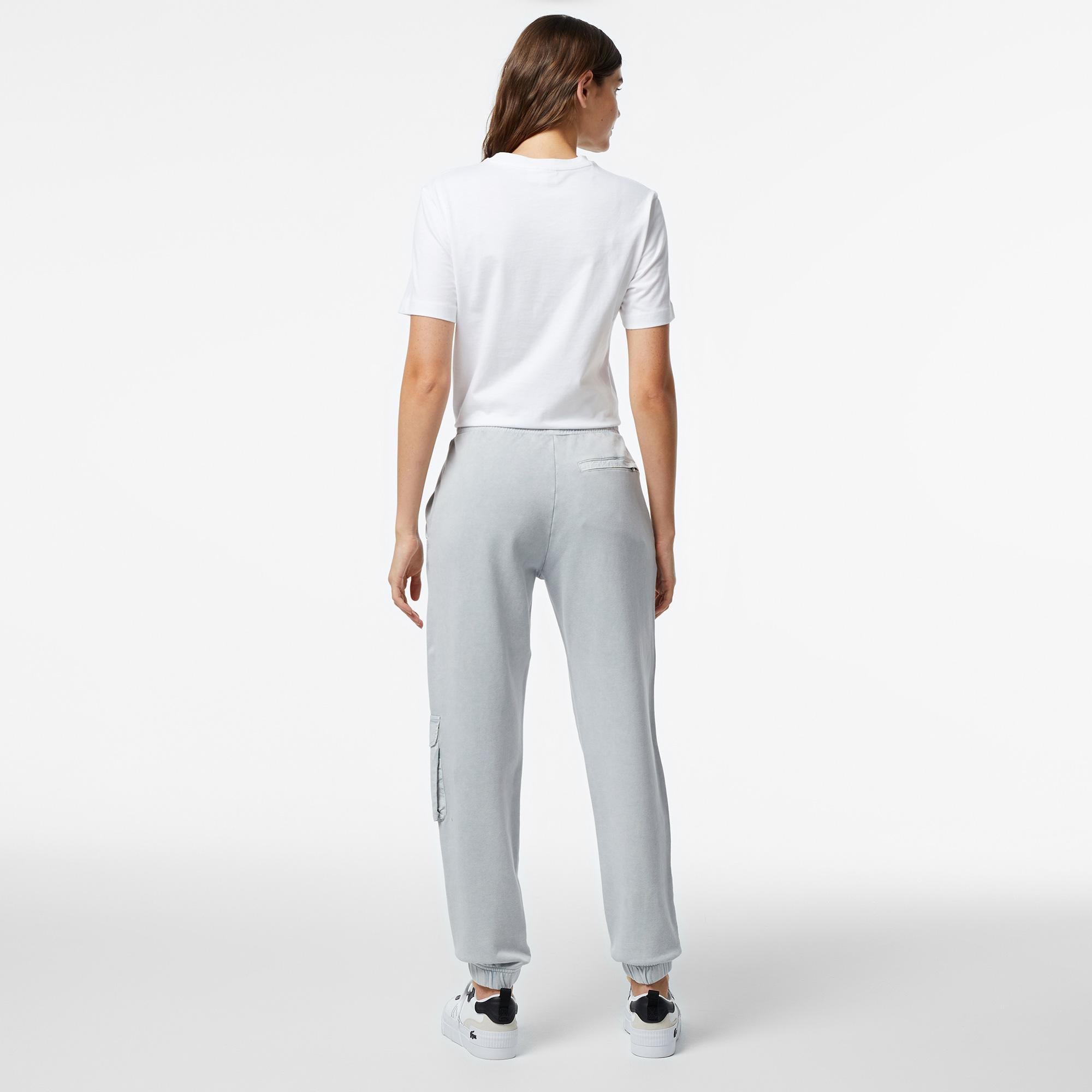 Lacoste x House of SuperStep Kadın Gri Eşofman Altı