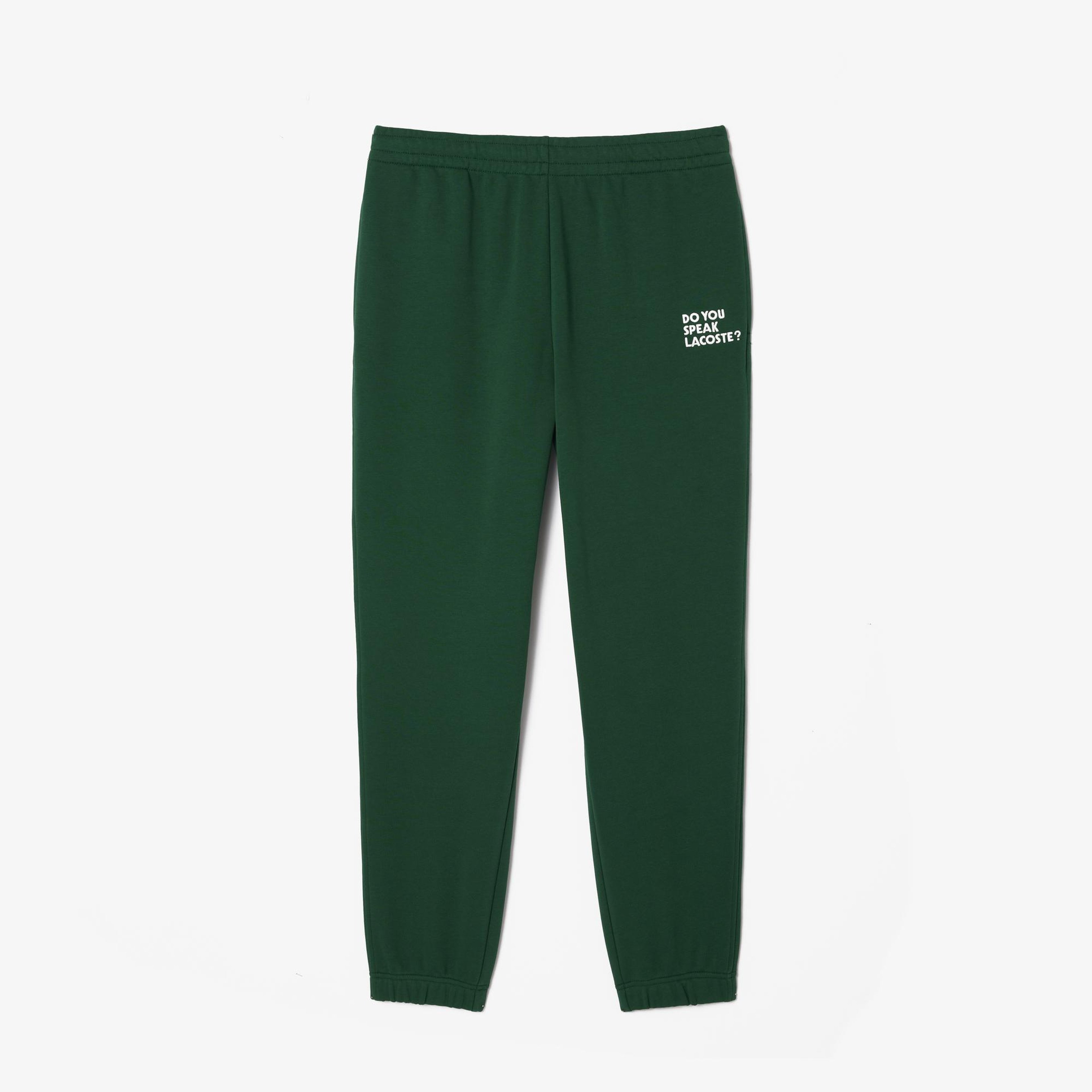Unisex Relaxed Fit Yeşil Eşofman Altı