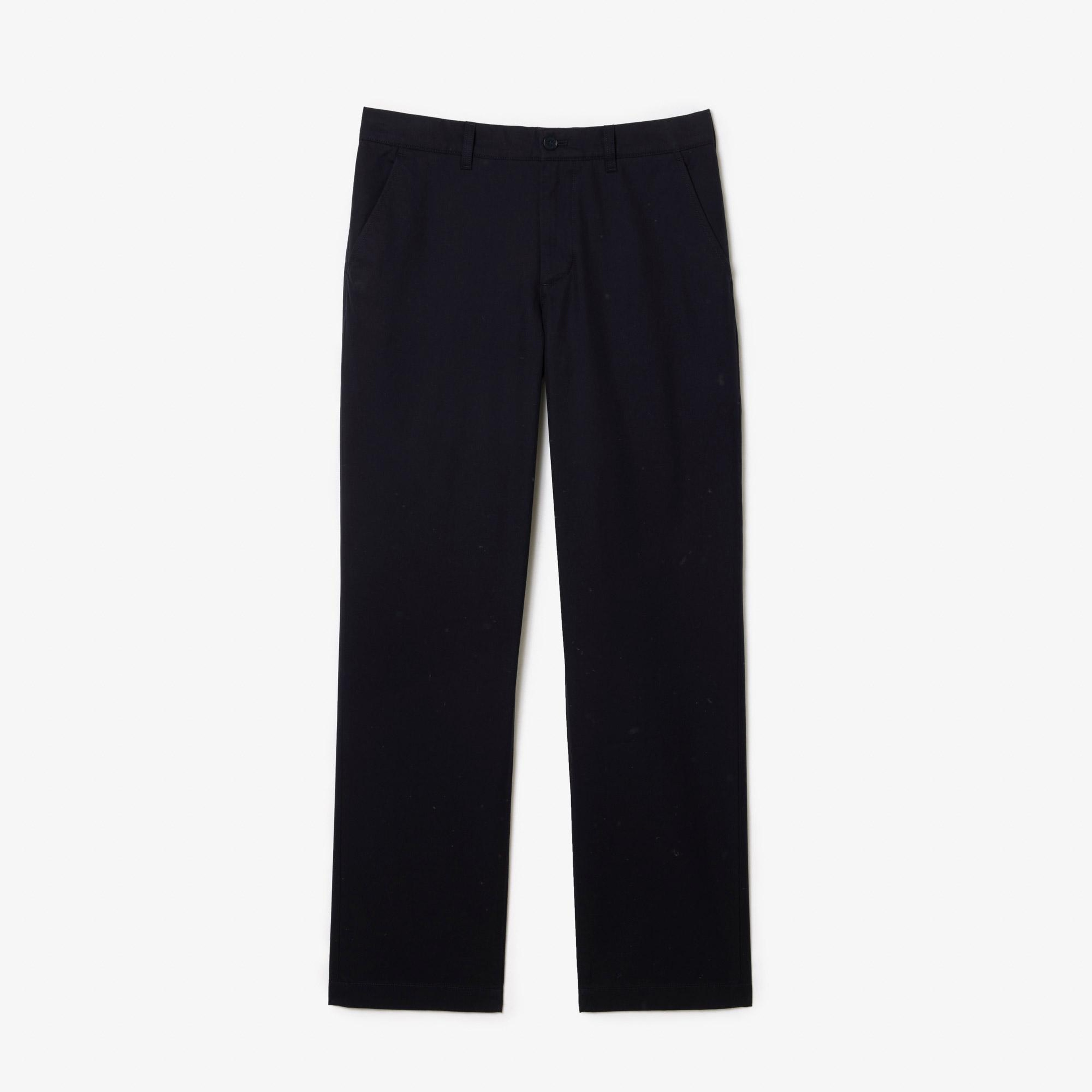 Erkek Straight Fit Chino Lacivert Pantolon