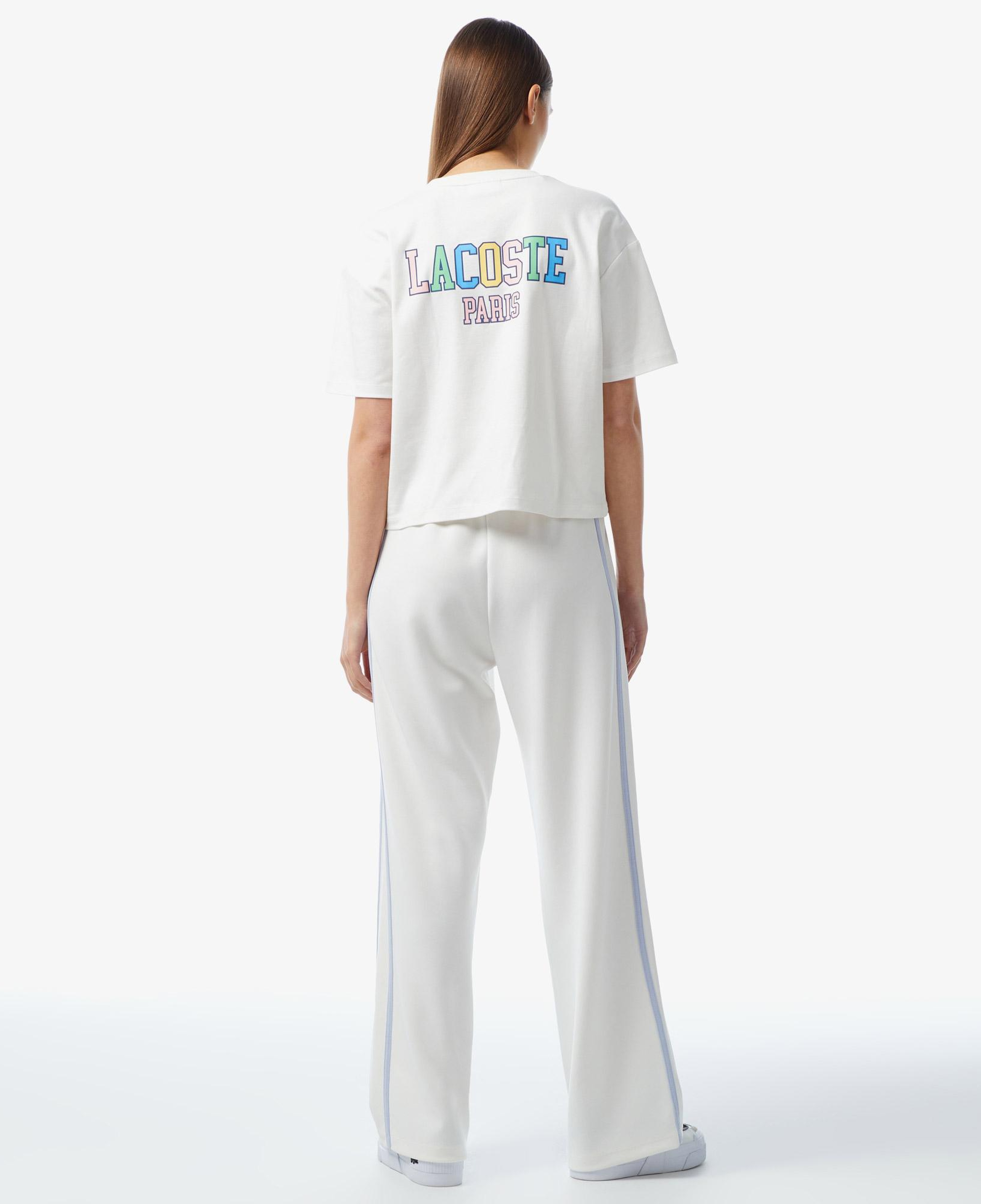 Kadın Flare Fit Beyaz Modal Karışımlı Eşofman Altı