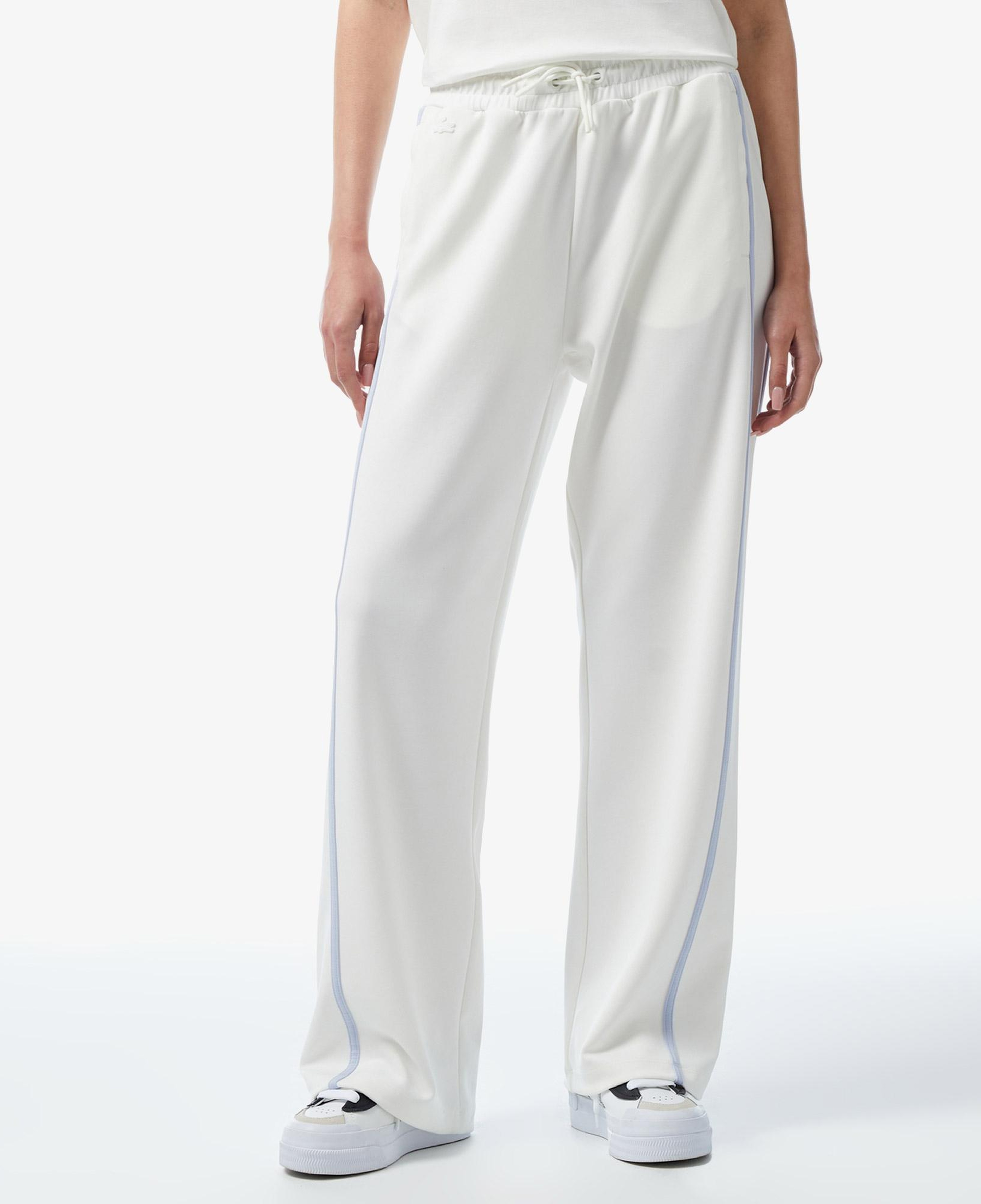 Kadın Flare Fit Beyaz Modal Karışımlı Eşofman Altı