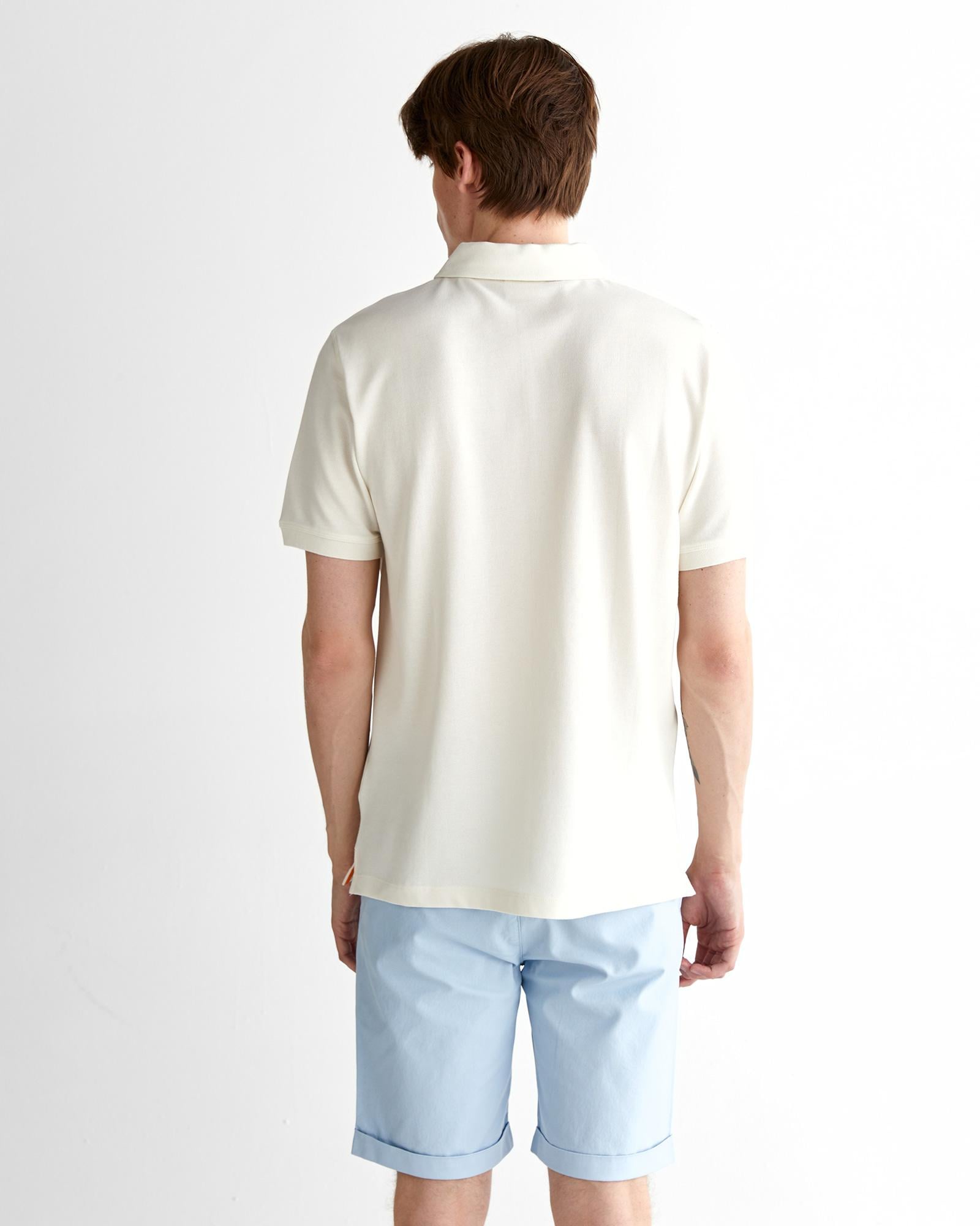 GANT Erkek Krem Regular Fit Logolu Polo