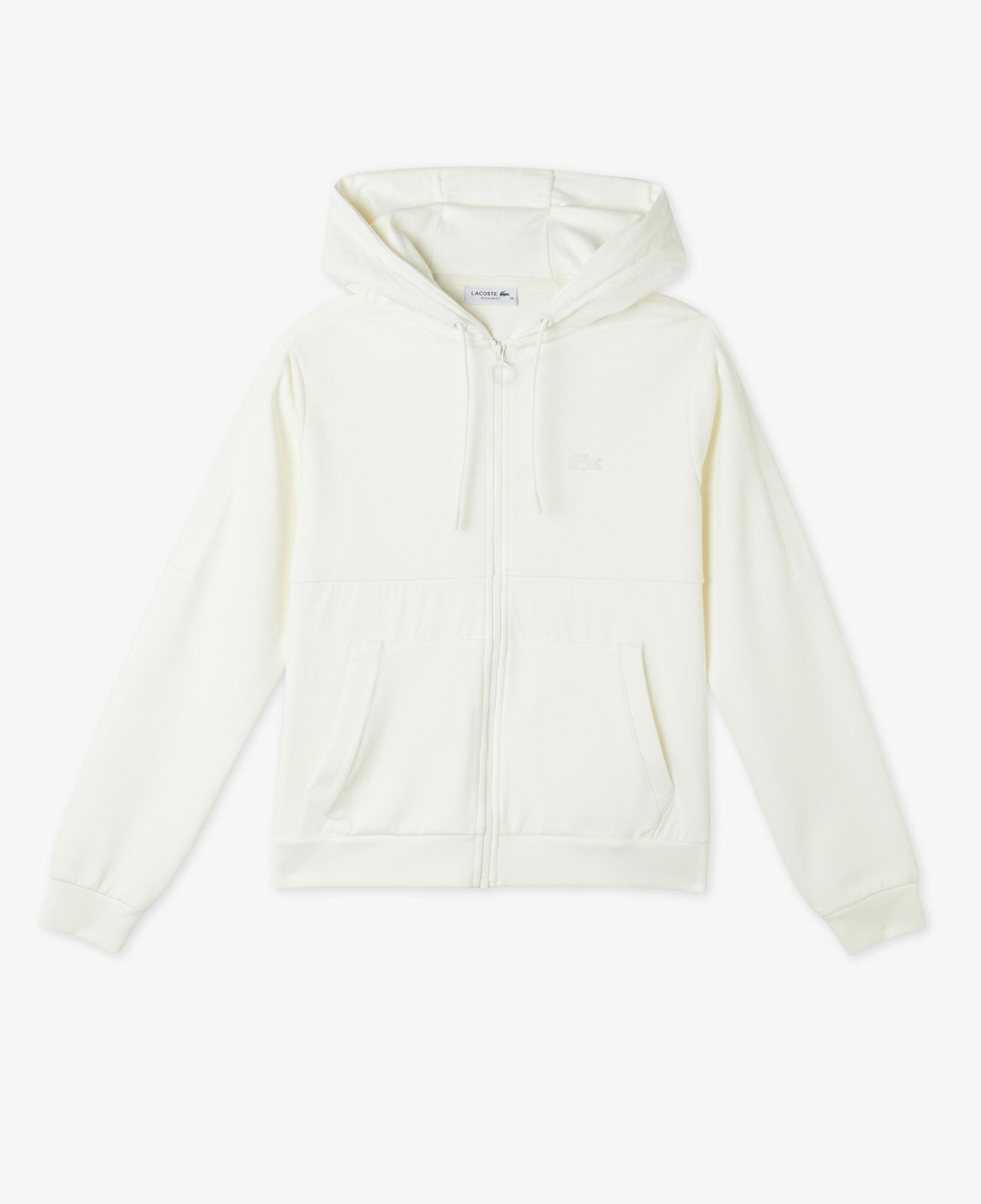 Kadın Regular Fit Kapüşonlu Beyaz Sweatshirt