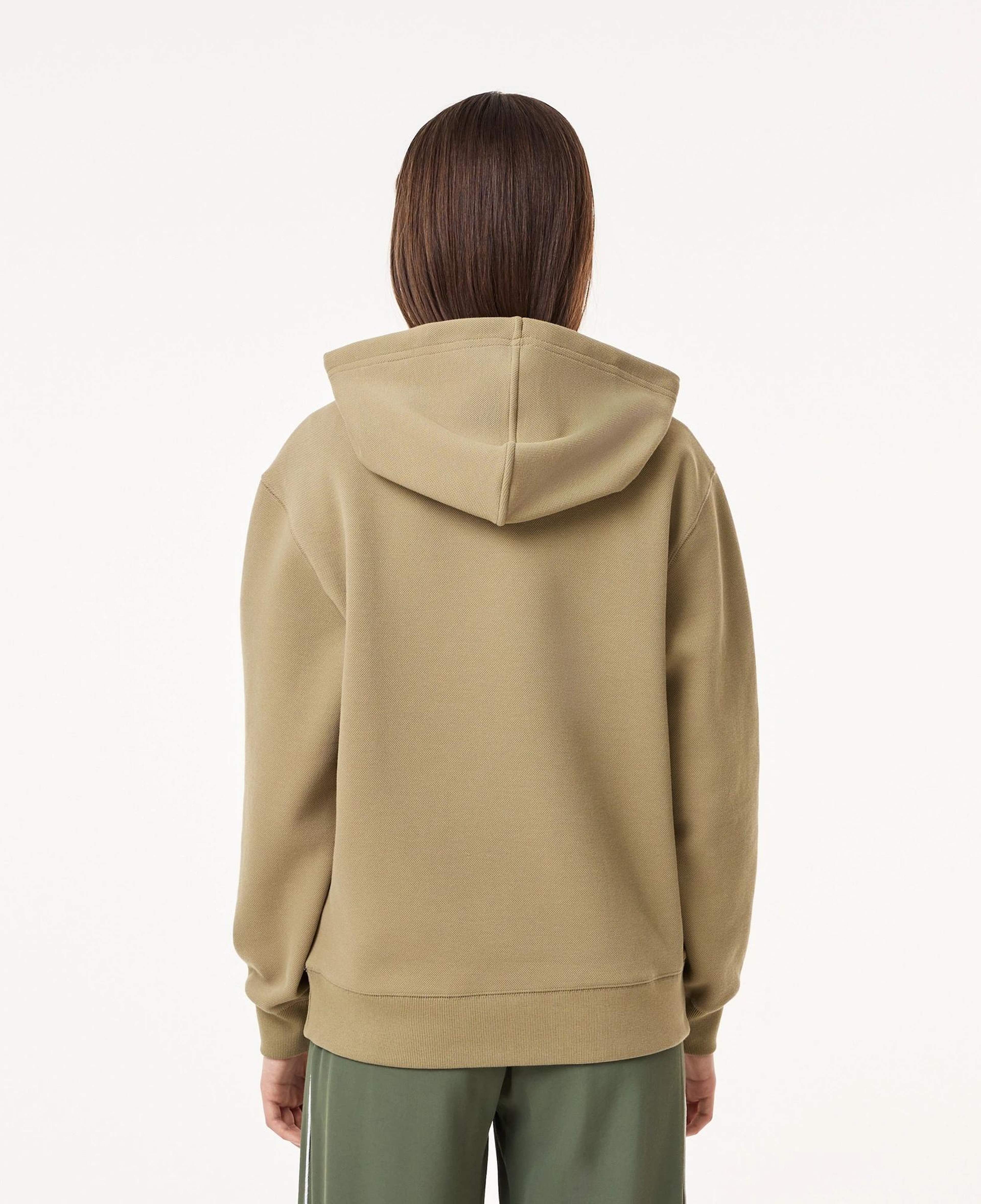 Lacoste Regular Fit Kapüşonlu Kadın Kahverengi Sweatshirt