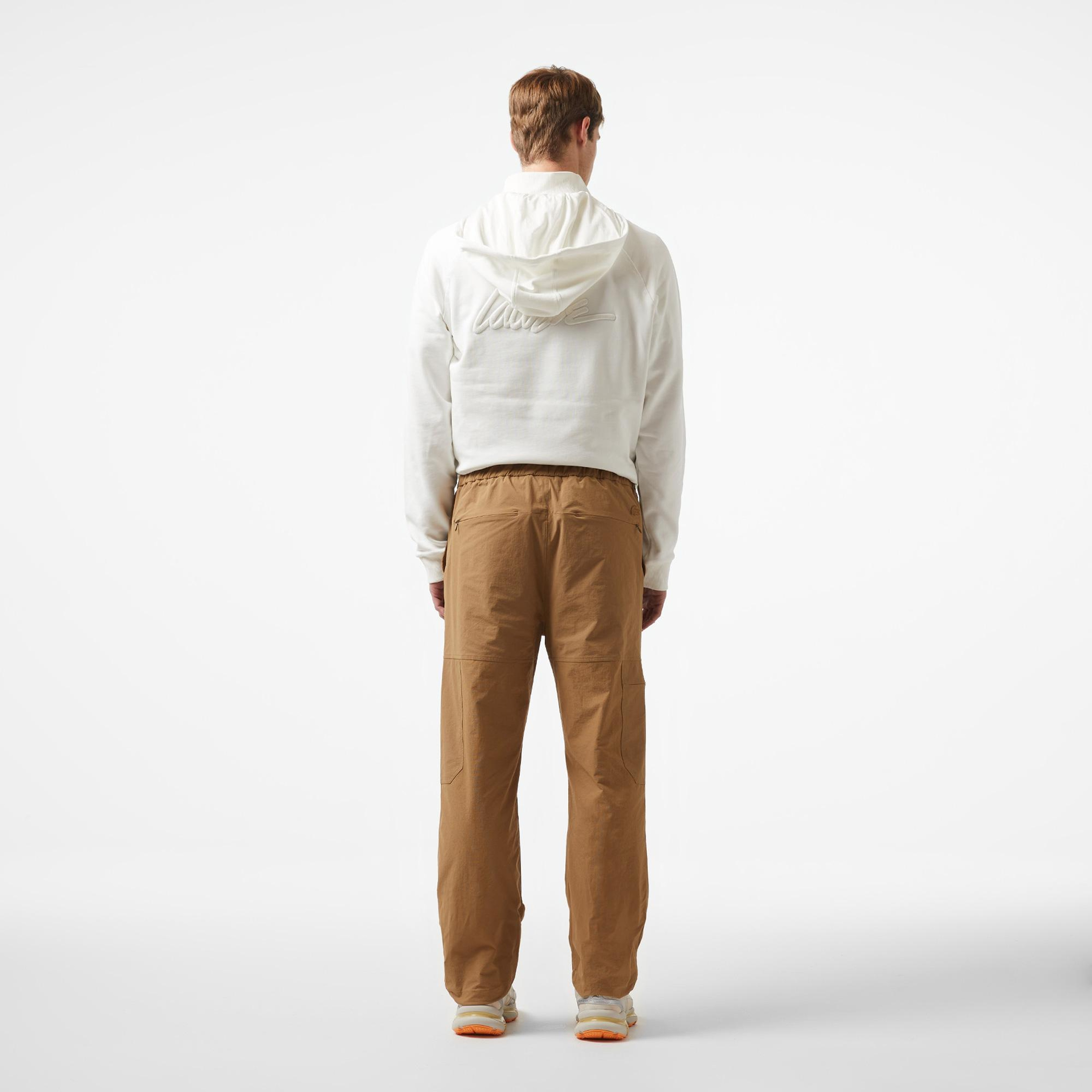 Lacoste x House of SuperStep Erkek Kahverengi Pantolon