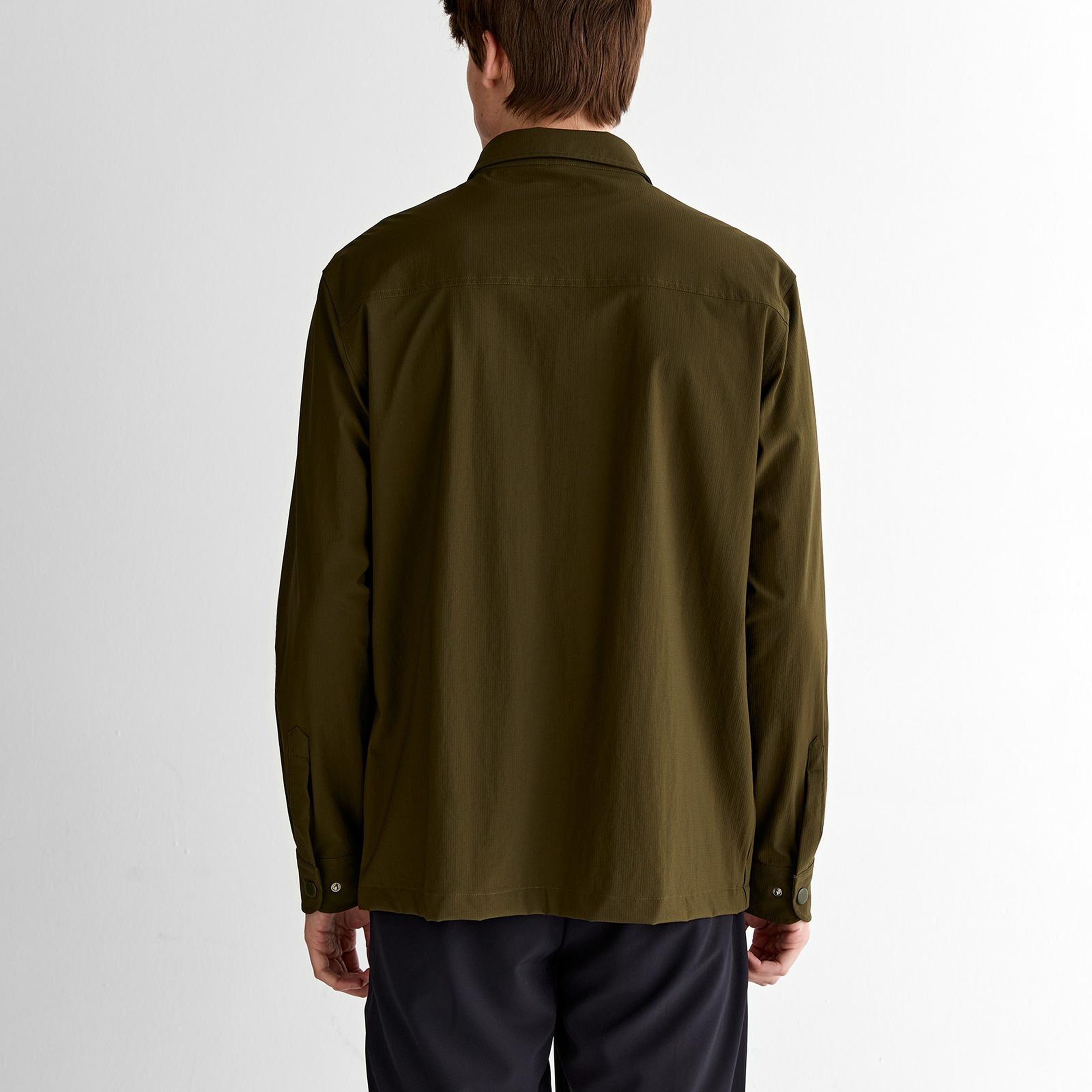 GANT Erkek Yeşil Relaxed Fit Klasik Yaka Gömlek